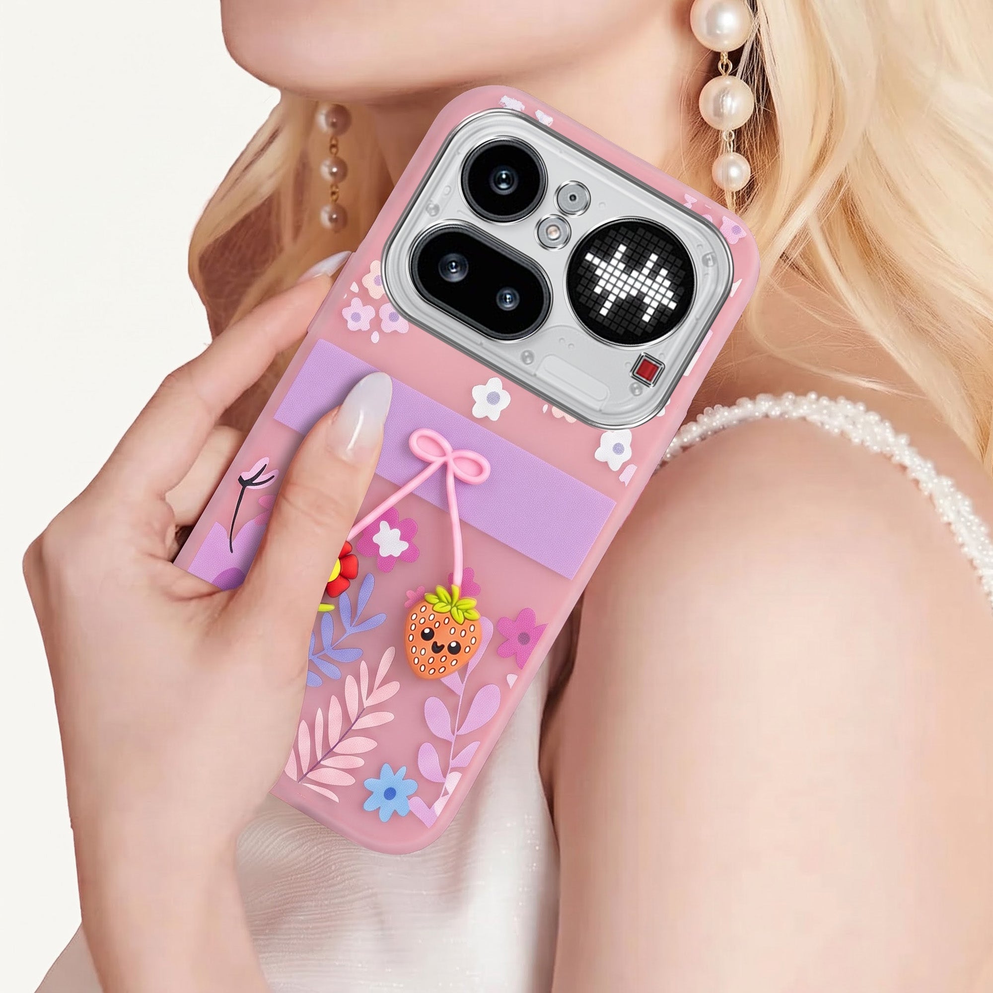 For Nothing Phone 4A Pro 5G Back Cover Case (3D Cute Cartoons | Hard Back Side Soft | Matte Premium Finish | HD Printing)