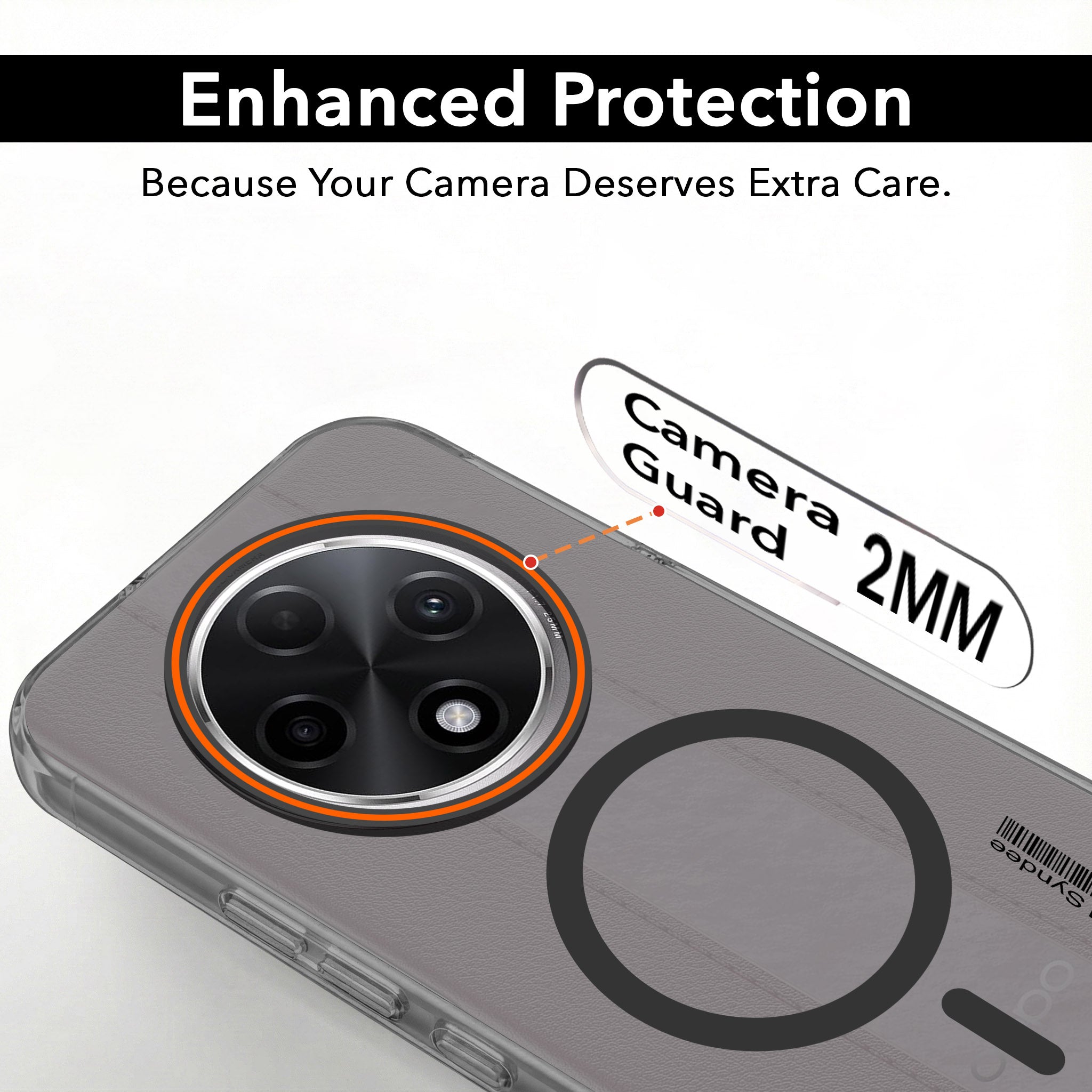 For Oppo F27 Pro | Oppo F27 Pro Plus Back Cover Case (Soft Touch | Camera Bump Protection | MagSafe Compatible | Matte Finish)