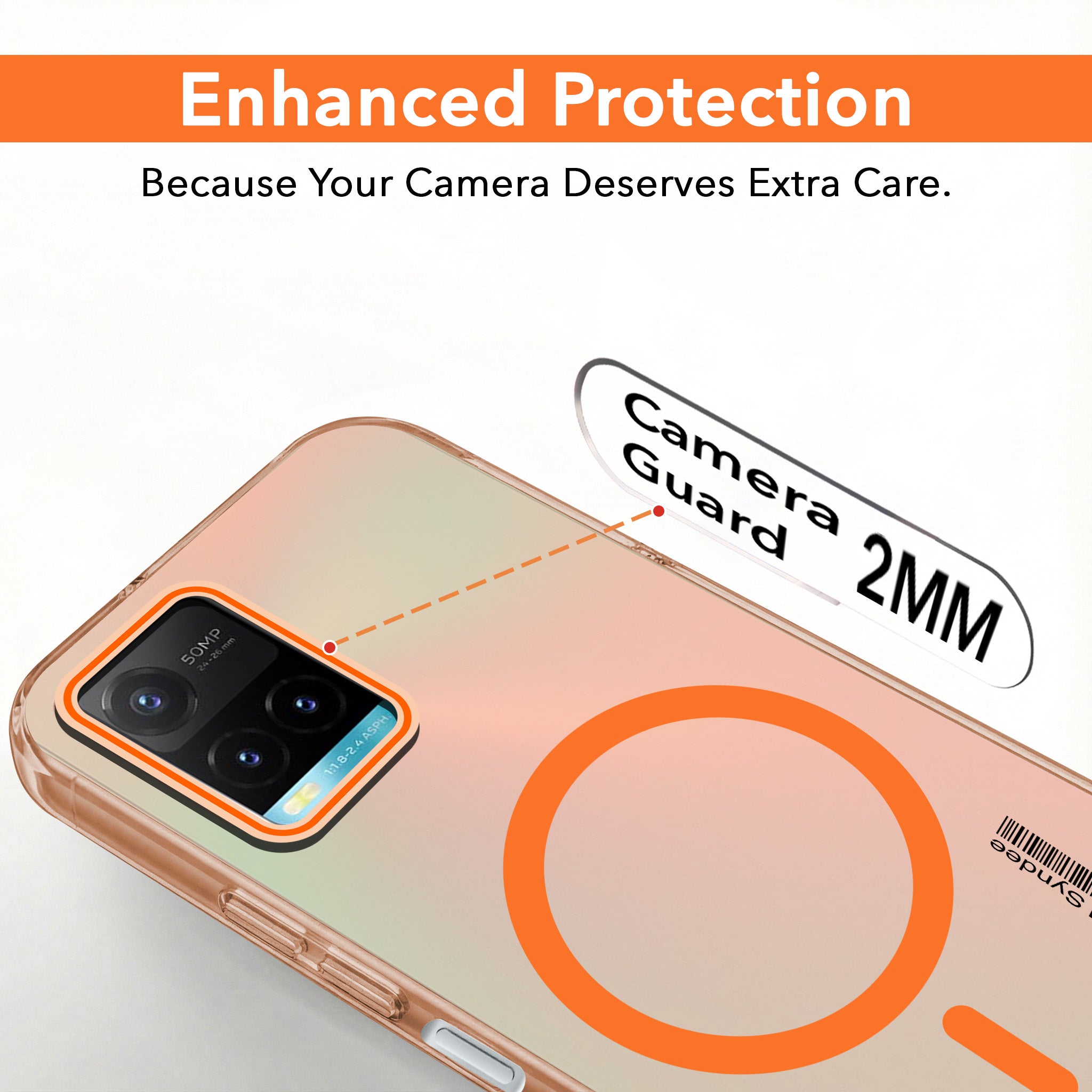 For Vivo Y33s Back Cover Case (Soft Touch | Camera Bump Protection | MagSafe Compatible | Matte Finish)