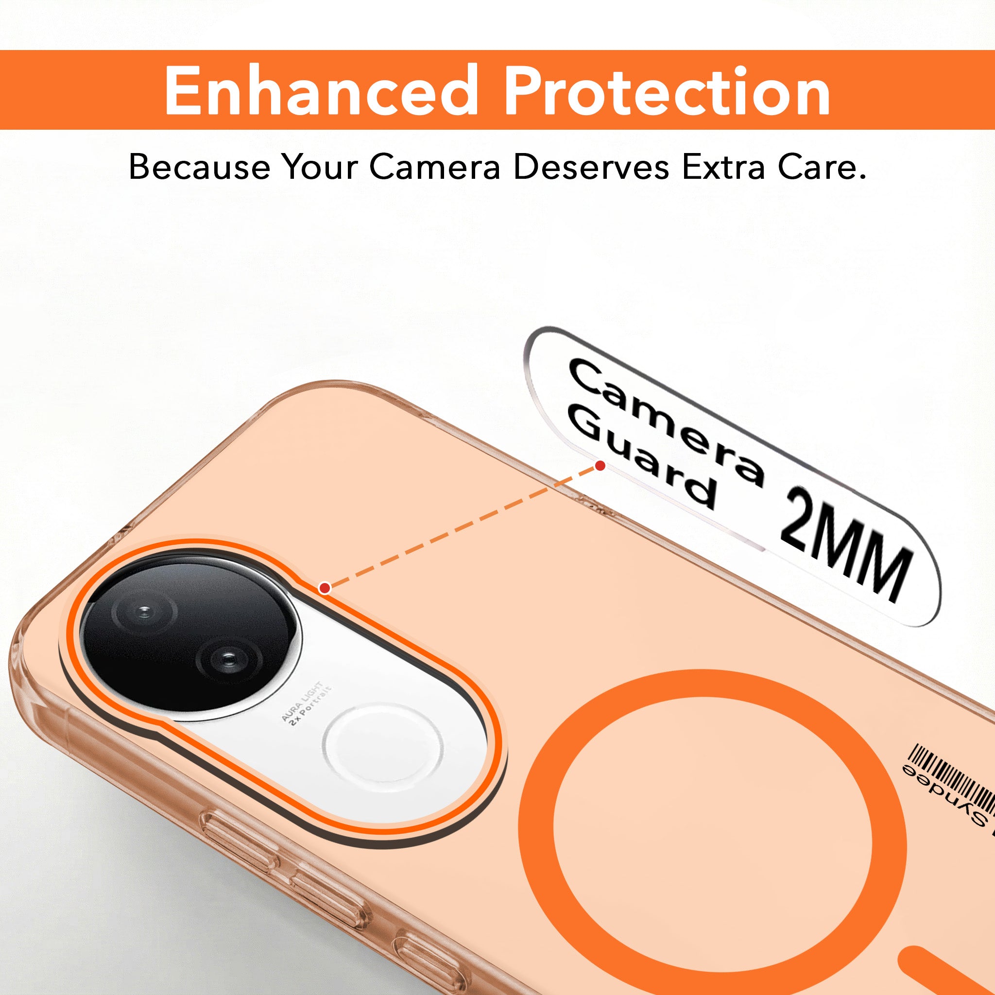 For Vivo T4R Back Cover Case (Soft Touch | Camera Bump Protection | MagSafe Compatible | Matte Finish)