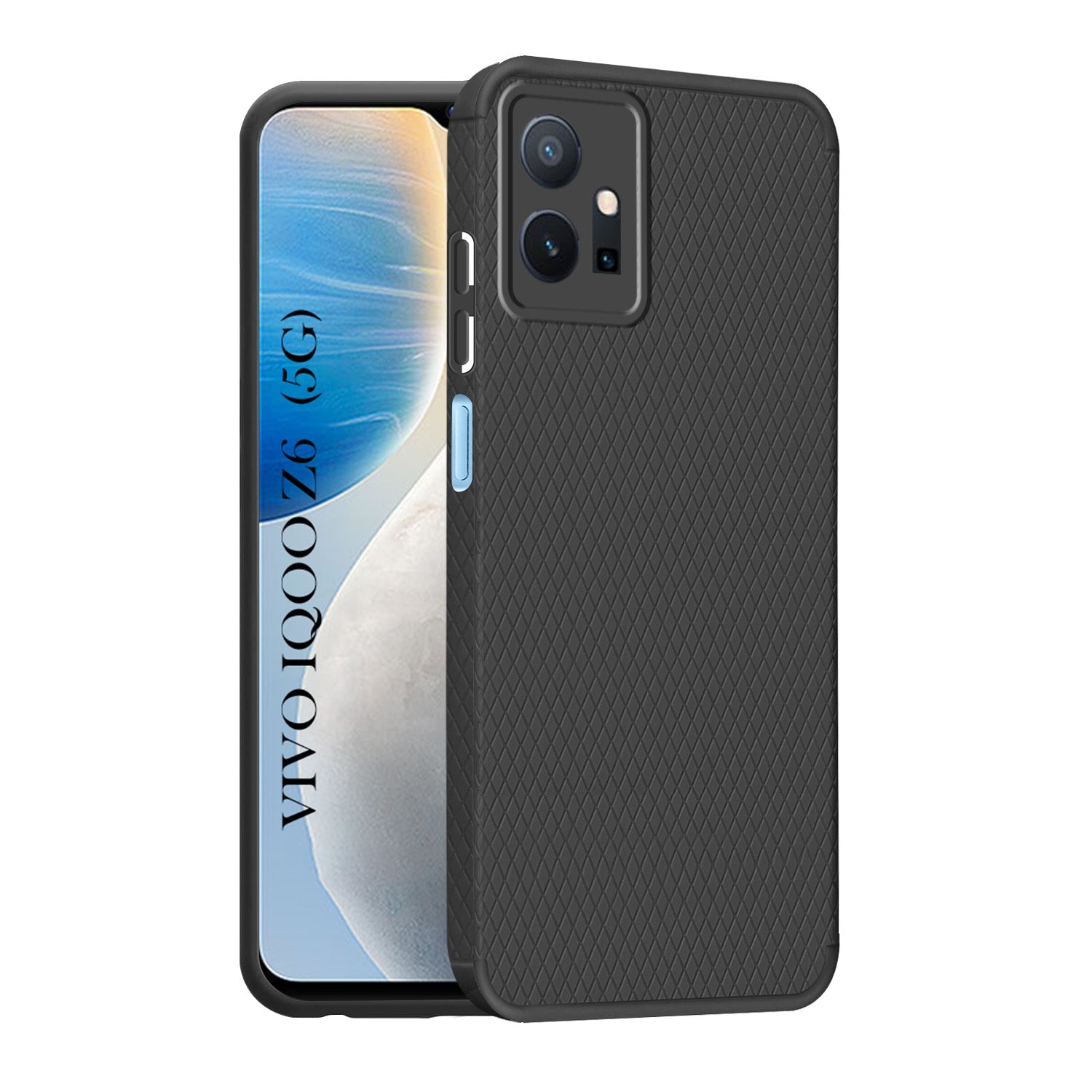 For Vivo iQOO Z6 5G Back Cover Case (Liquid Silicone | Side Grip | Camera Protection)