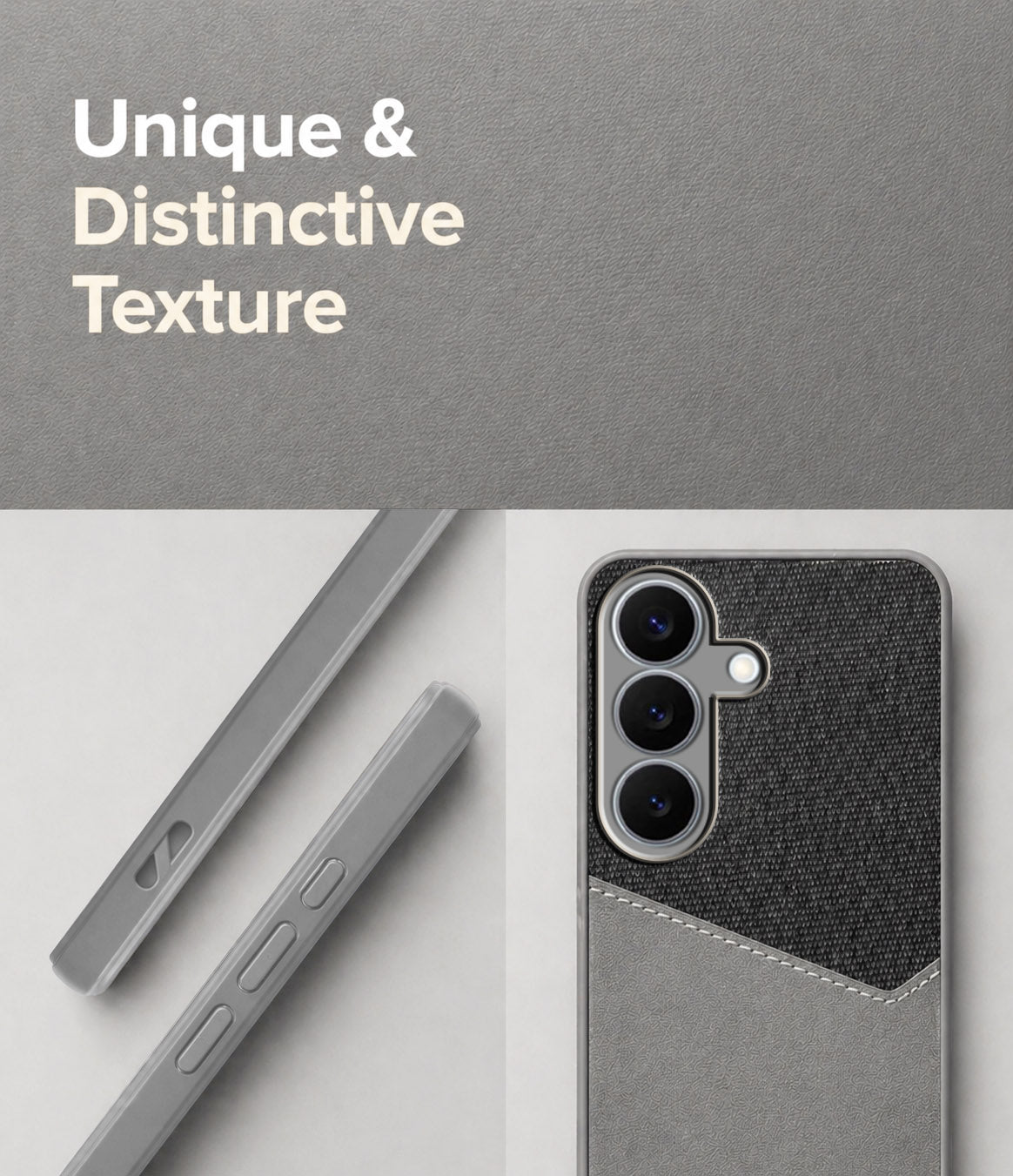 For Samsung Galaxy S26 5G Back Cover Case (Dual PU Leather Stitch | Professional Minimalist | Soft and Flexible)