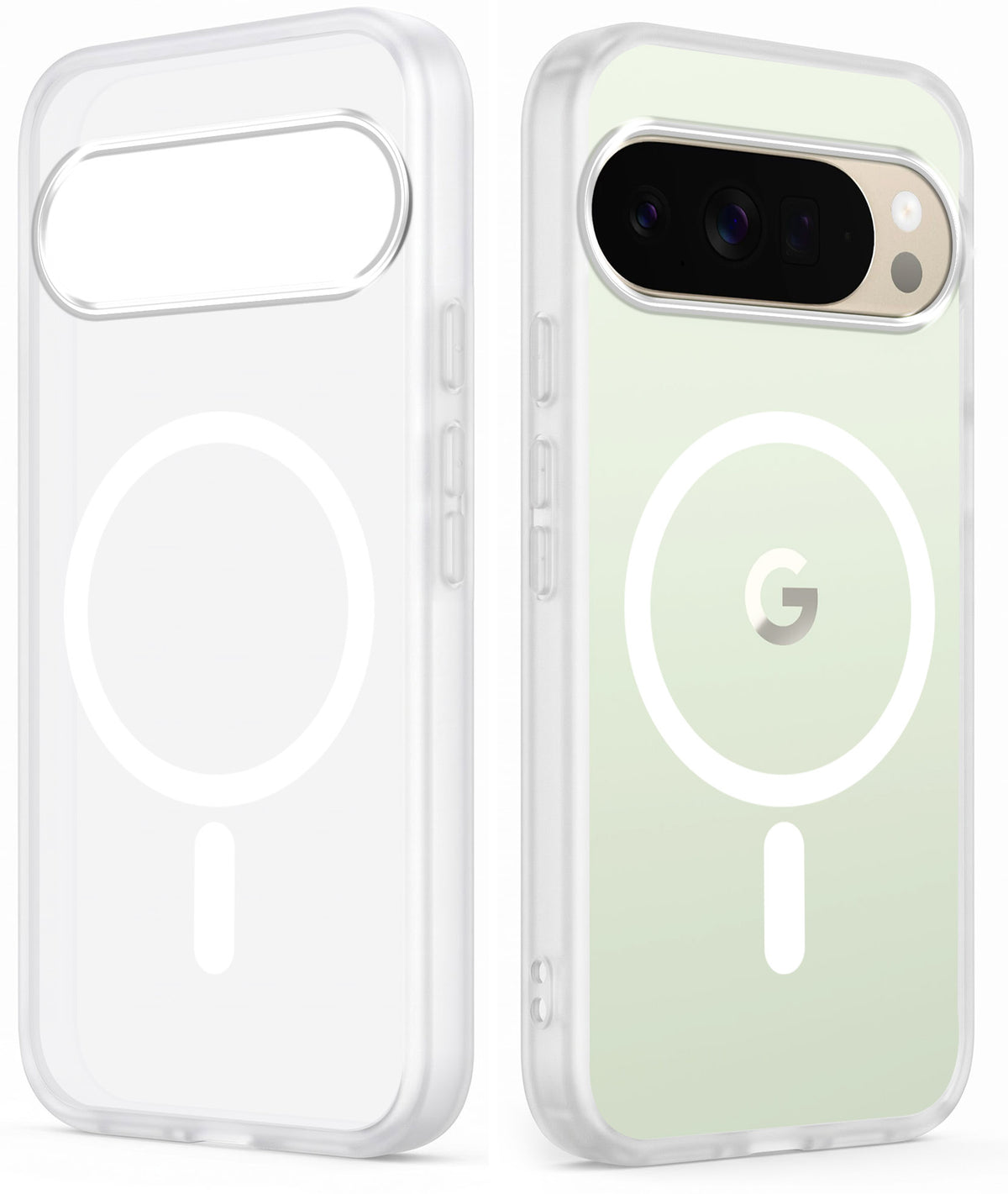 For Google Pixel 10 Pro XL Matte Finish Back Case Cover (MagSafe Compatible | Translucent Soft Touch | Slim and Unbreakable)