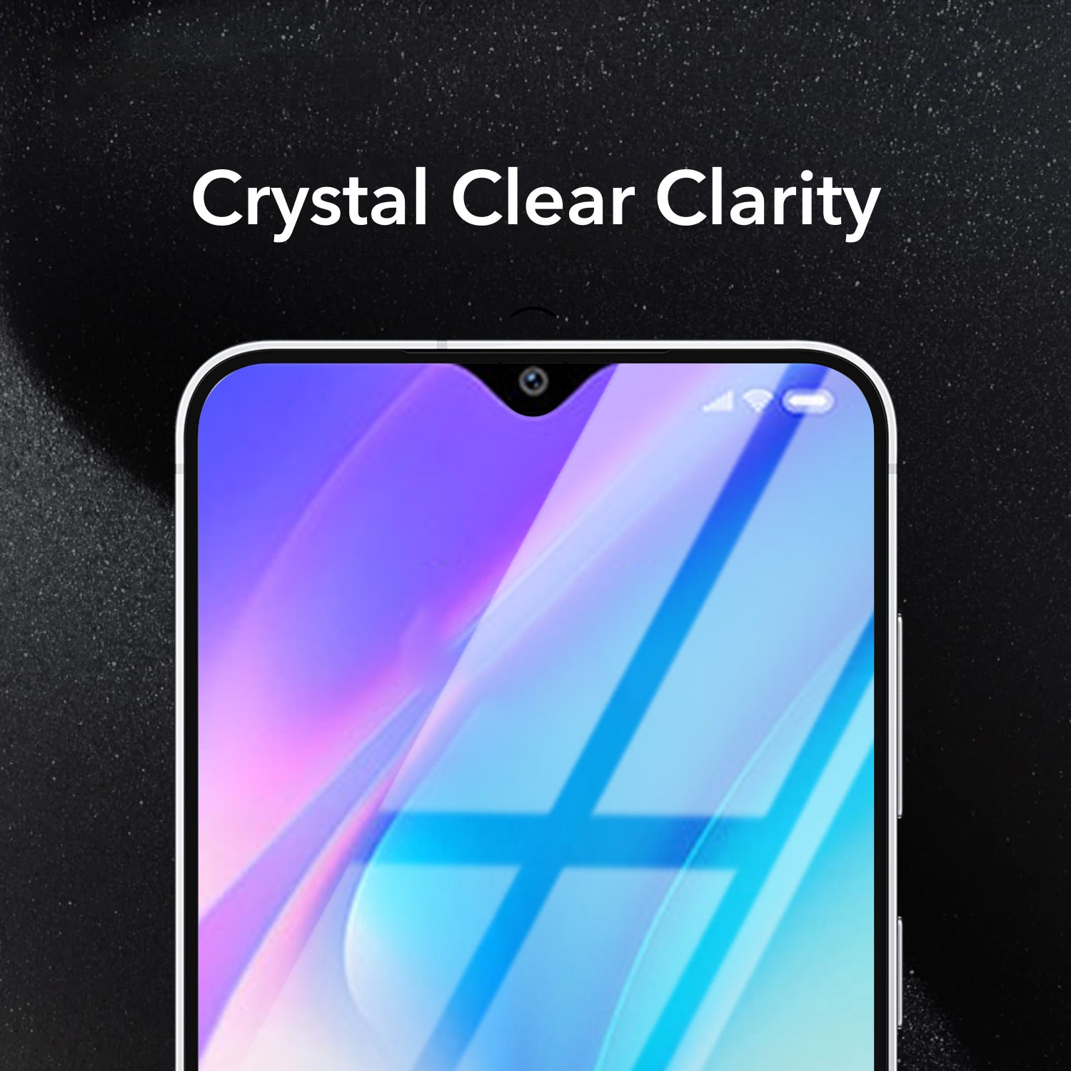 Tempered Glass For Redmi 8A Dual Military-Grade Gorilla Screen Protector  With Installation Kit | Shatterproof, Full Coverage, HD Clear, Scratch Resistant (Pack of 1)