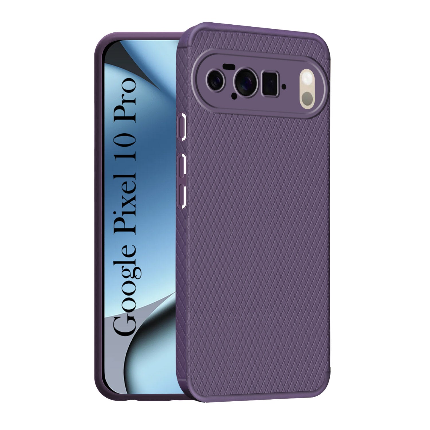 For Google Pixel 10 Pro Back Cover Case (Liquid Silicone | Side Grip | Camera Protection)