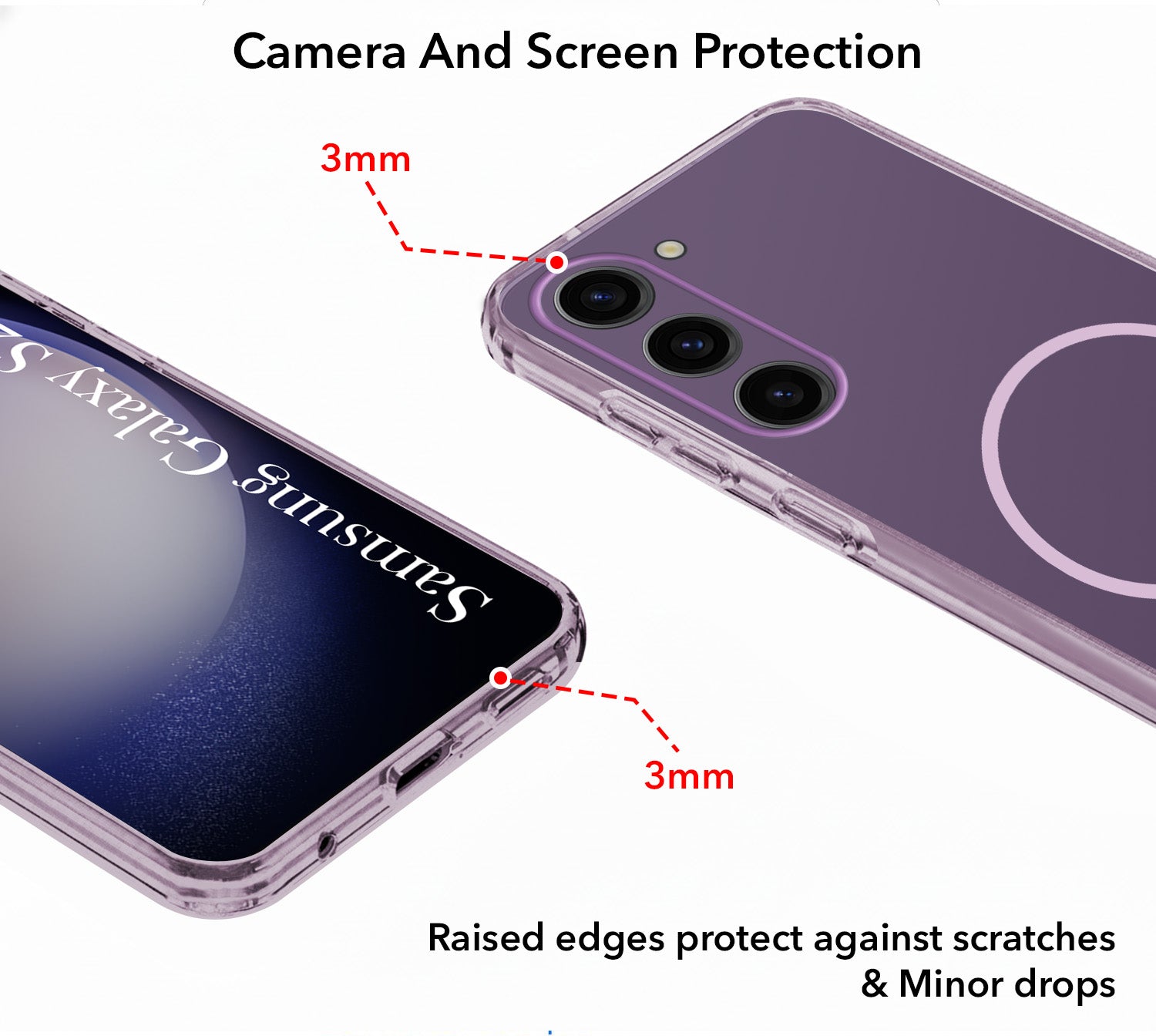 For Samsung Galaxy S23 Plus Back Cover Case Silicone (Slim Paper Thin | Camera Protection Bump | Minimalist Professional | Soft Flexible)