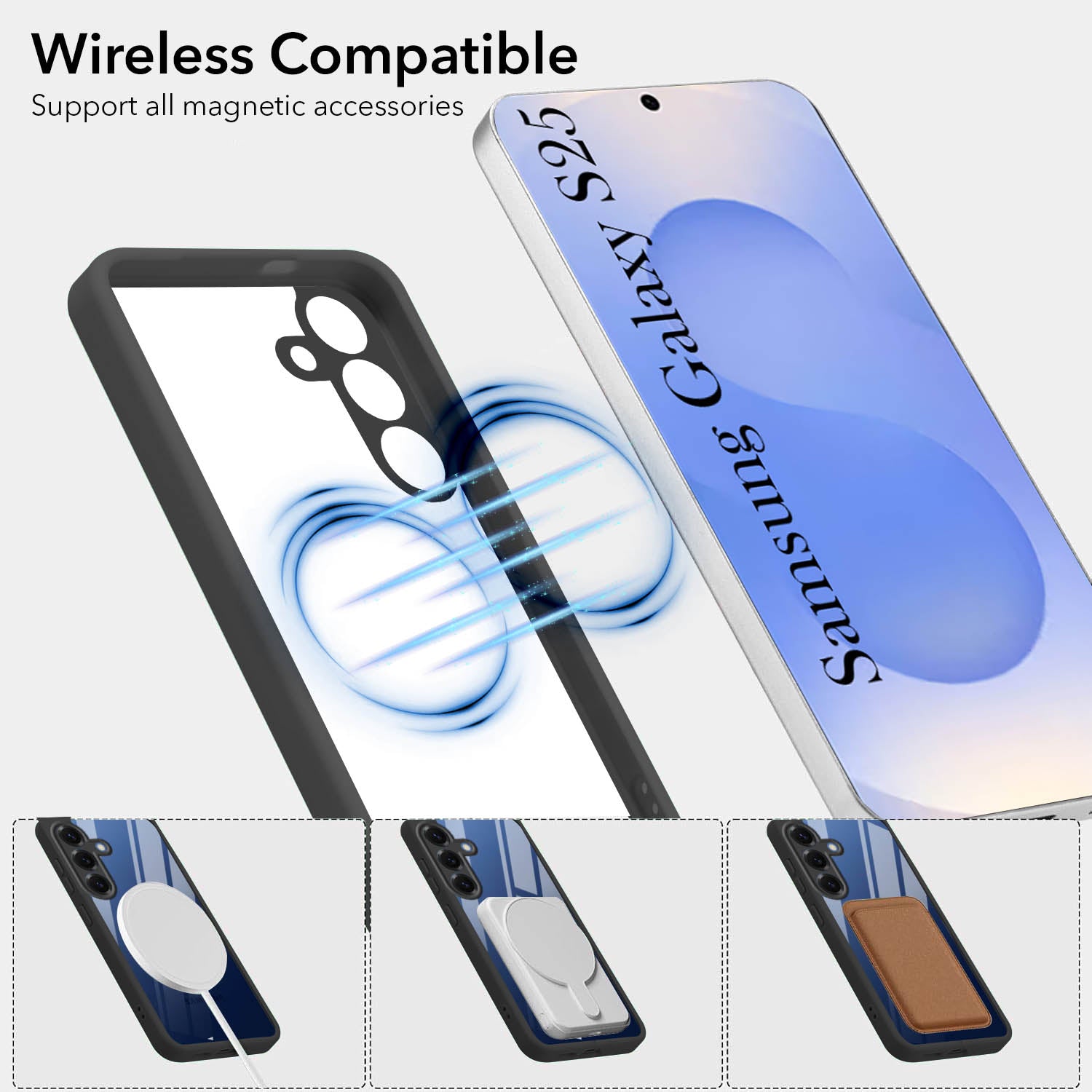 For Samsung Galaxy S25 Back Cover Case (Lifetime Anti Yellow | Anti Scratch | Crystal Clear Shockproof)