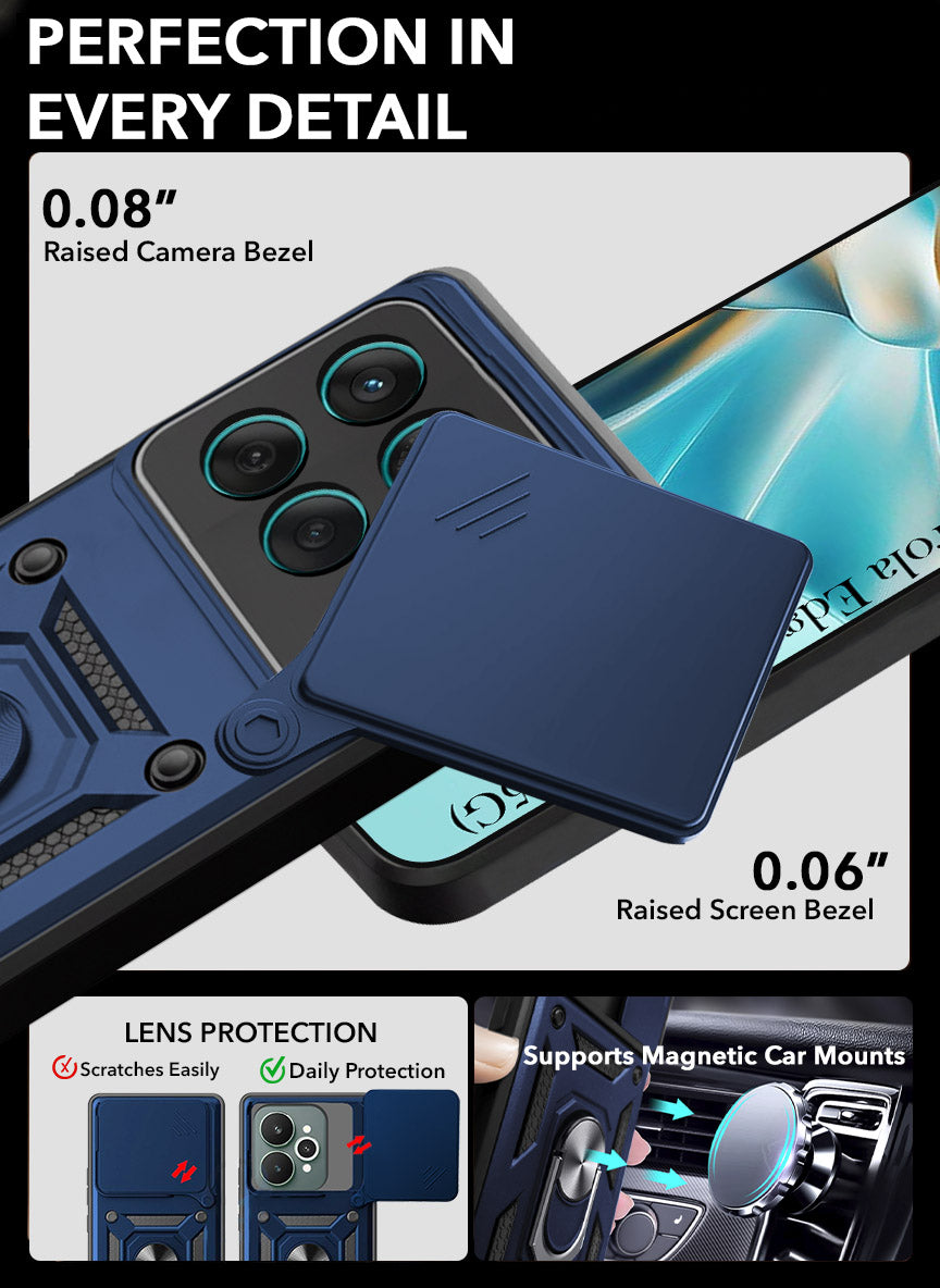 For Motorola Moto Edge 60 Fusion Back Cover Case (Hybrid Dual Armor Polycarbonate)
