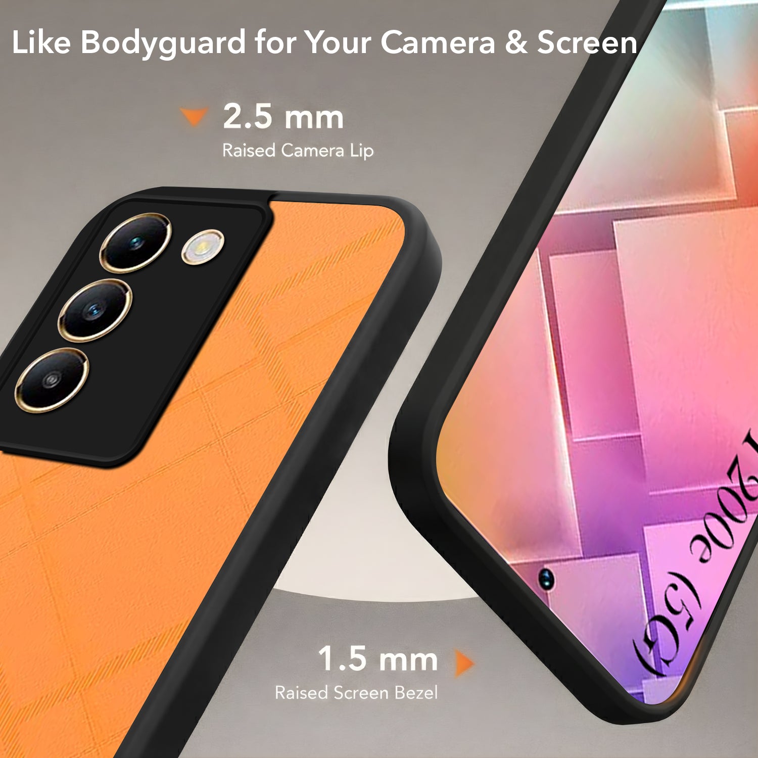 For Vivo Y200e Back Cover Case (Built-in Stand | Lifetime Anti Yellow | Kickstand Shockproof | Camera Protection | MagSafe Compatible)