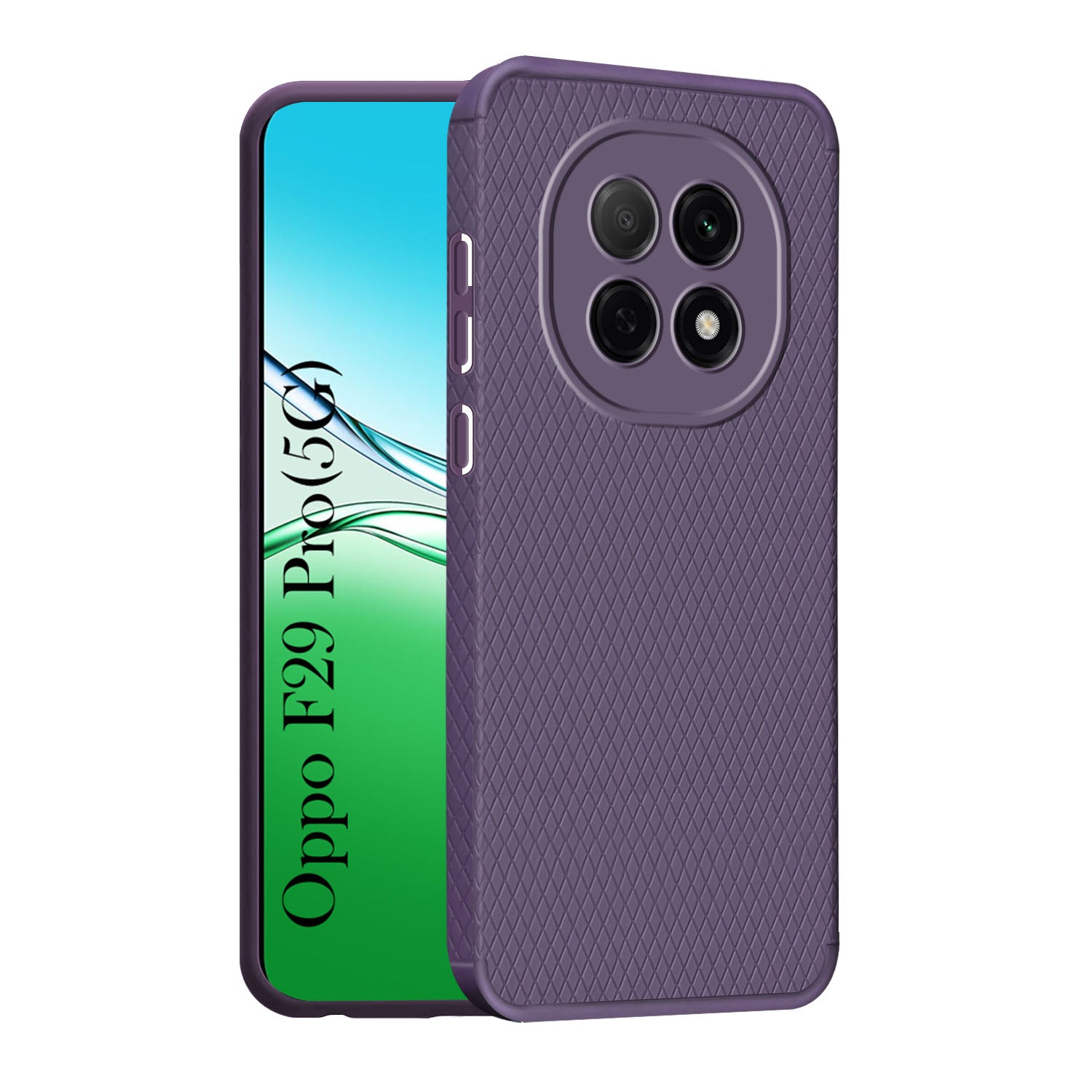 For Oppo F29 Pro Back Cover Case (Liquid Silicone | Side Grip | Camera Protection)