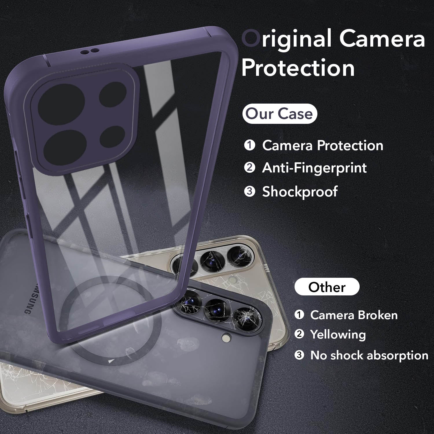 For Oppo K13 Back Cover Case (Lifetime Anti Yellow | Anti Scratch | Crystal Clear Shockproof)
