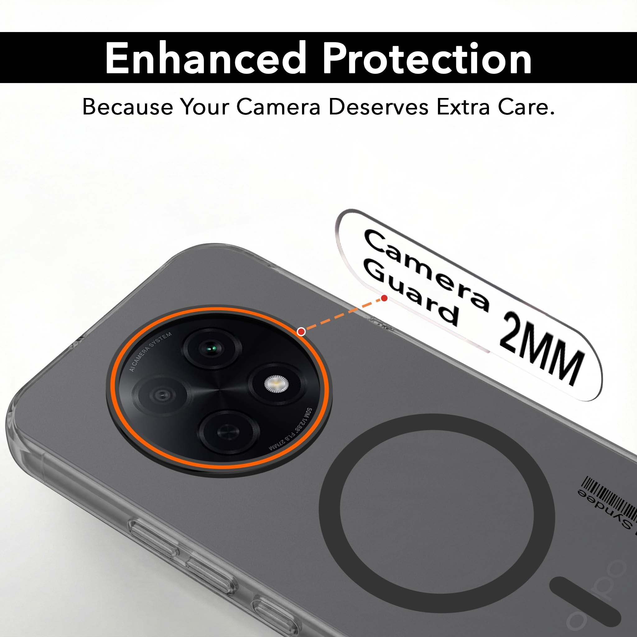 For Oppo F29 Pro Back Cover Case (Soft Touch | Camera Bump Protection | MagSafe Compatible | Matte Finish)