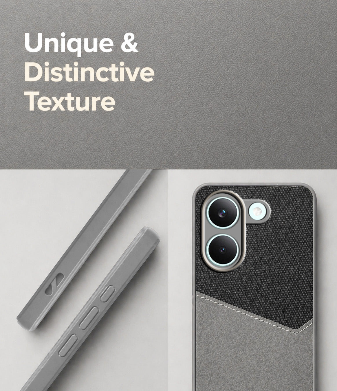 For Poco X8 Pro Back Cover Case (Dual PU Leather Stitch | Professional Minimalist | Soft and Flexible)