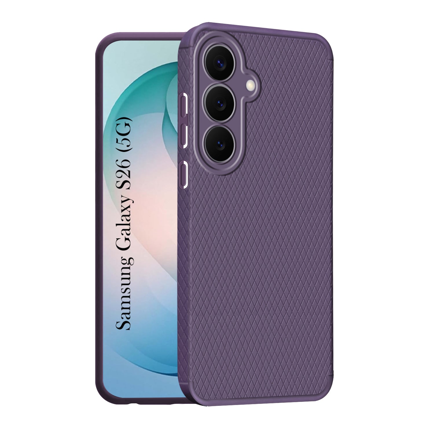 For Samsung Galaxy S26 5G Back Cover Case Liquid Silicone (Camera Protection | Side Grip Texture | Soft and Flexible)