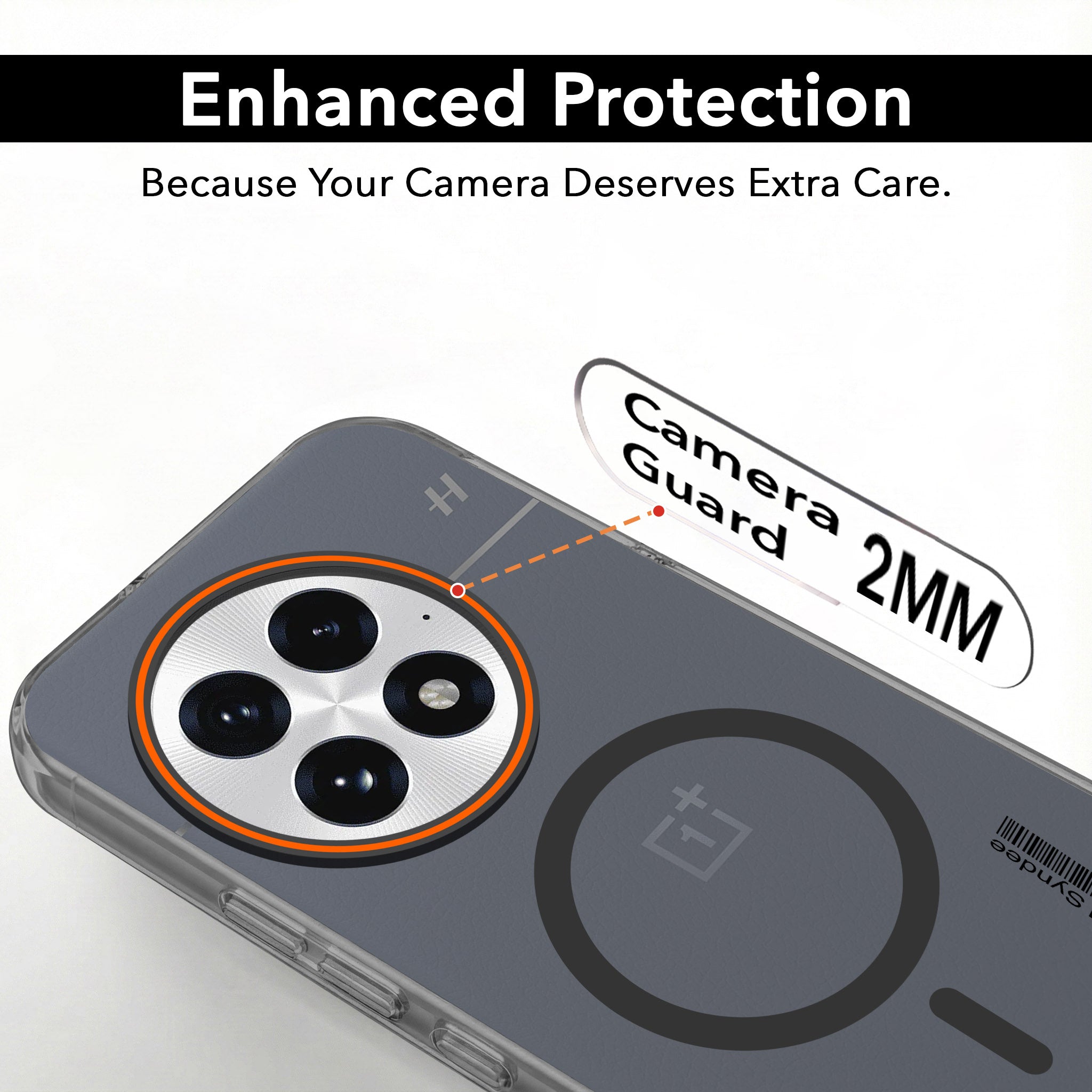 For OnePlus 13 Back Cover Case (Soft Touch | Camera Bump Protection | MagSafe Compatible | Matte Finish)