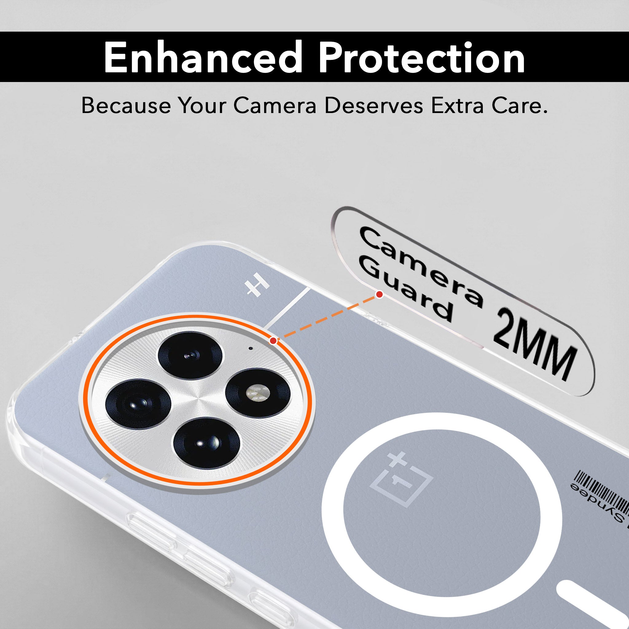 For OnePlus 13 Back Cover Case (Soft Touch | Camera Bump Protection | MagSafe Compatible | Matte Finish)