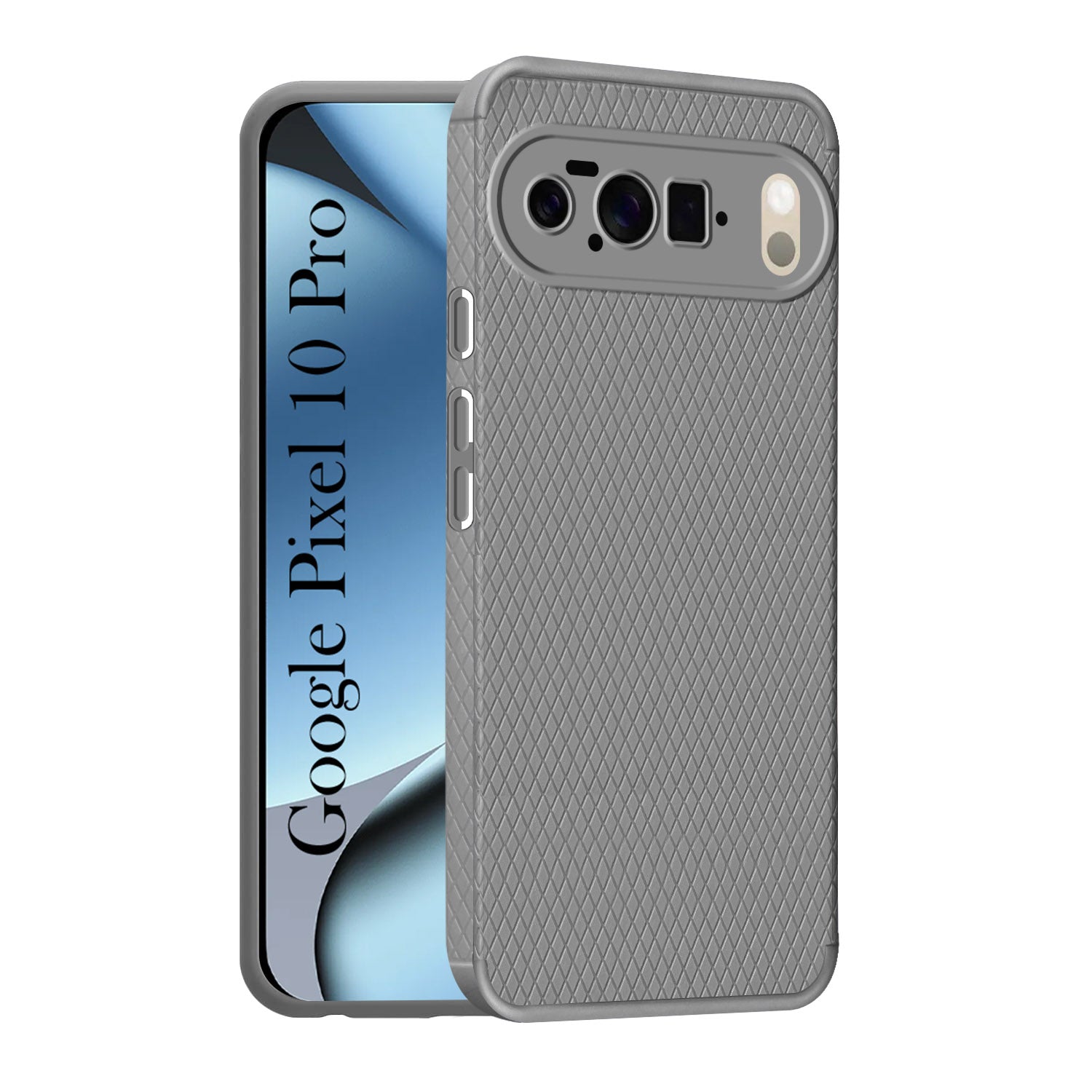 For Google Pixel 10 Pro Back Cover Case (Liquid Silicone | Side Grip | Camera Protection)