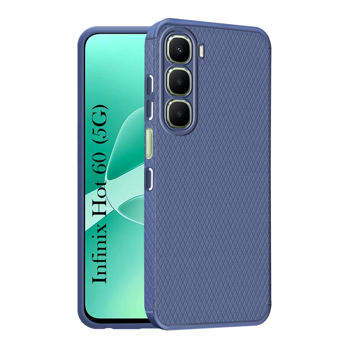 For Infinix Hot 60 5G Back Cover Case (Liquid Silicone | Side Grip | Camera Protection)