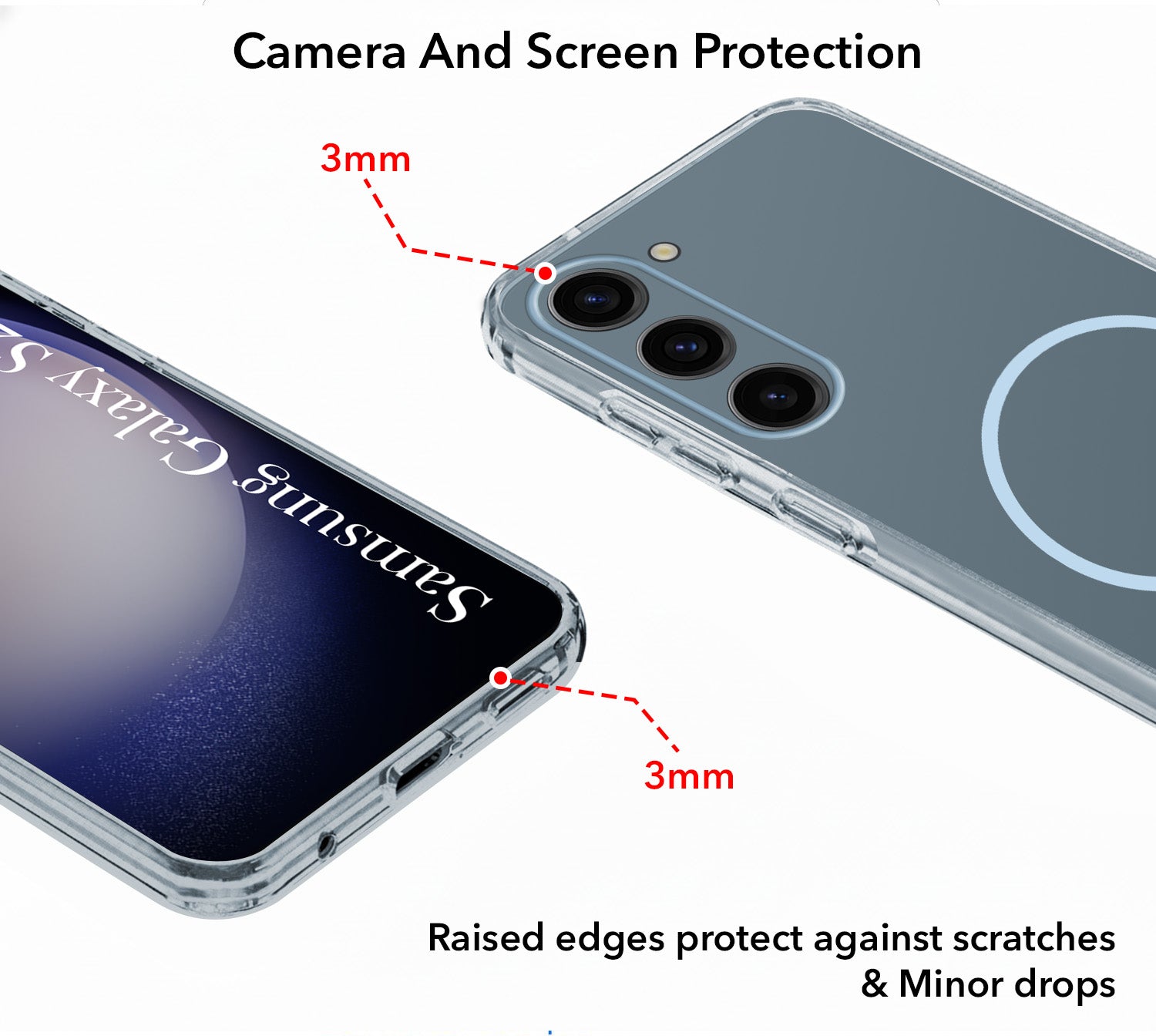 For Samsung Galaxy S23 Plus Back Cover Case Silicone (Slim Paper Thin | Camera Protection Bump | Minimalist Professional | Soft Flexible)