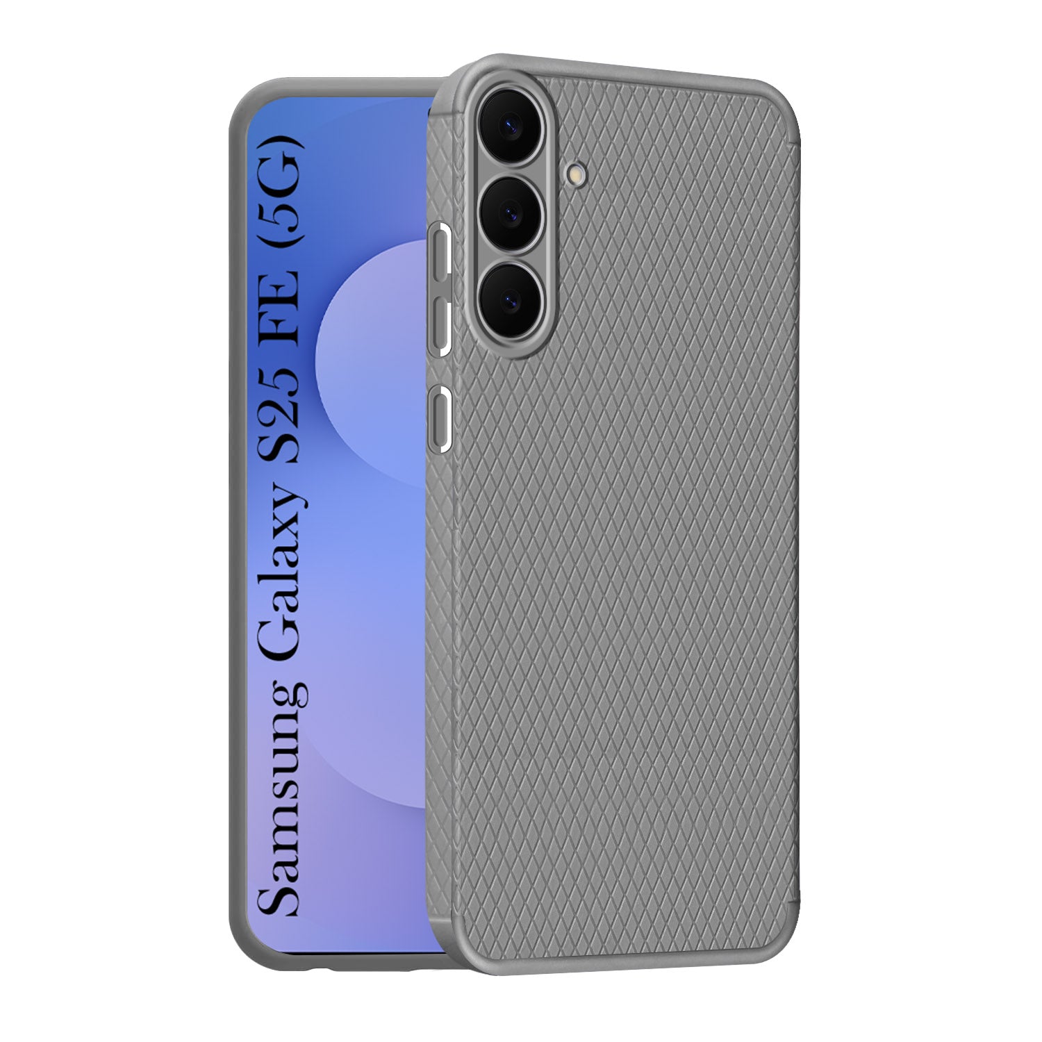 For Samsung Galaxy S25 FE Back Cover Case Liquid Silicone (Camera Protection | Side Grip Texture | Soft and Flexible)