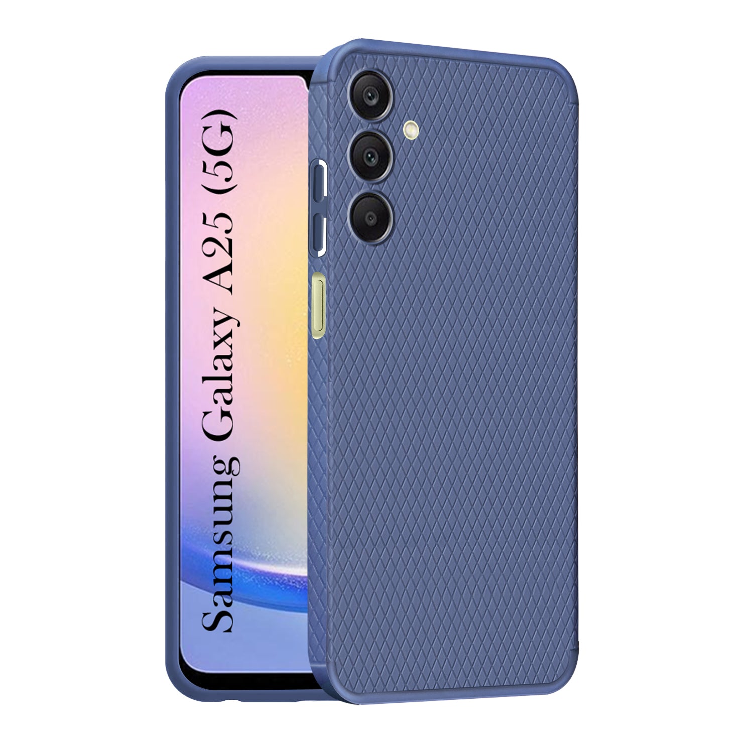 For Samsung Galaxy A25 5G  Back Cover Case (Liquid Silicone | Side Grip | Camera Protection)