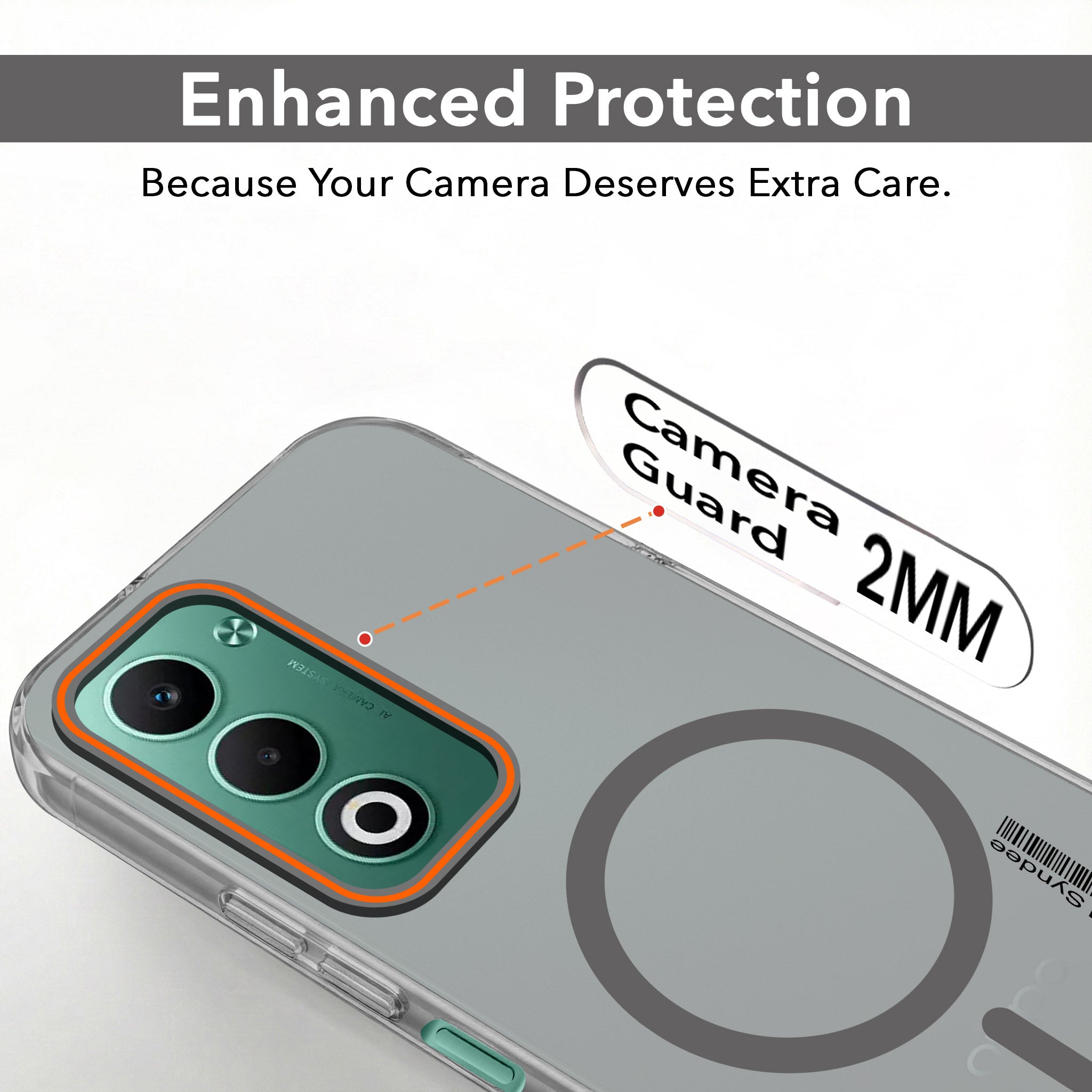 For Oppo A5 5G Back Cover Case (Soft Touch | Camera Bump Protection | MagSafe Compatible | Matte Finish)