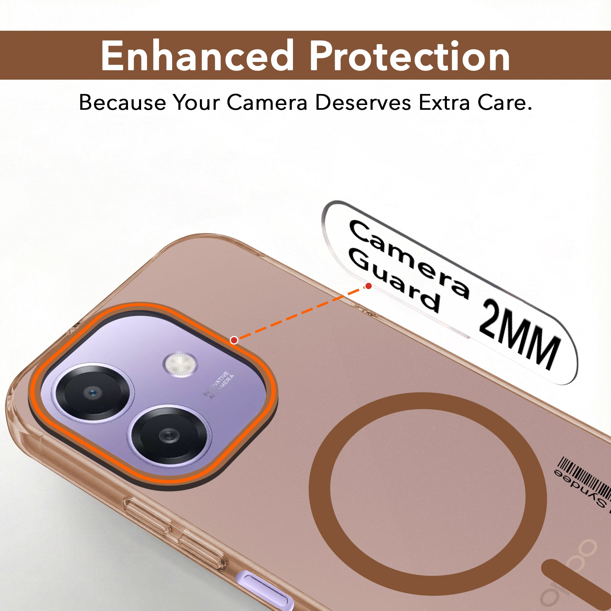 For Oppo A3X (4G/5G) | Oppo A3 5G Back Cover Case (Soft Touch | Camera Bump Protection | MagSafe Compatible | Matte Finish)