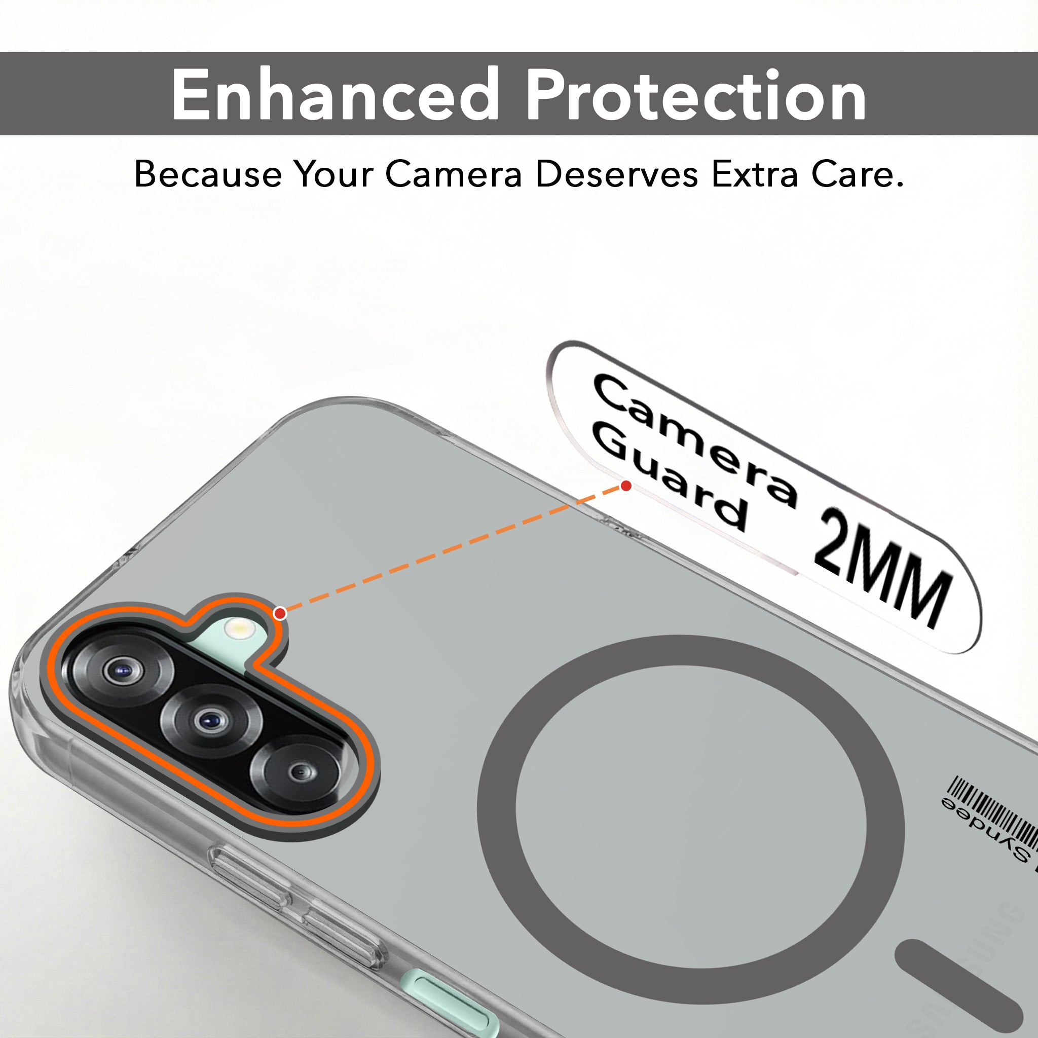 For Samsung Galaxy A26 5G Back Cover Case (Soft Touch | Camera Bump Protection | MagSafe Compatible | Matte Finish)