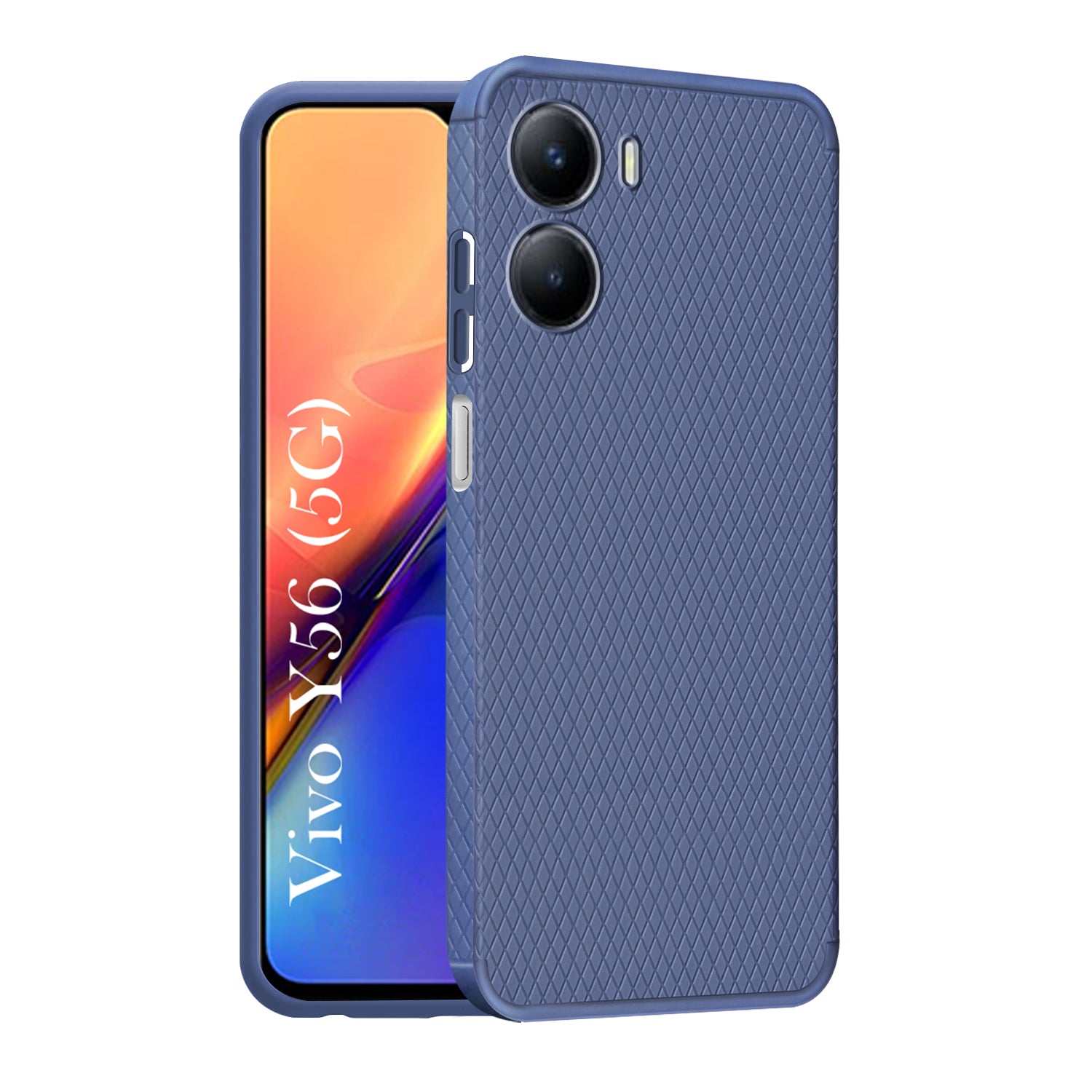 For Vivo Y56 5G Back Cover Case (Liquid Silicone | Side Grip | Camera Protection)For Vivo Y56 5G (Liquid Silicone | Side Grip | Camera Protection)