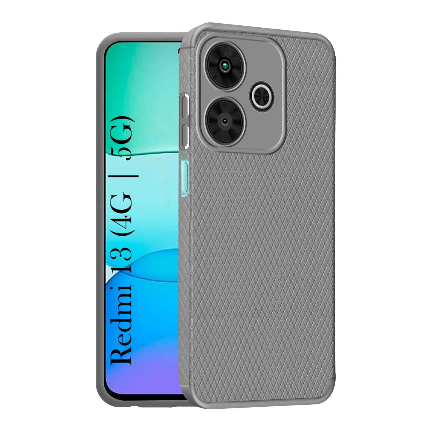 For Xiaomi Mi Redmi 13 4G | 5G  Back Cover Case (Liquid Silicone | Side Grip | Camera Protection)