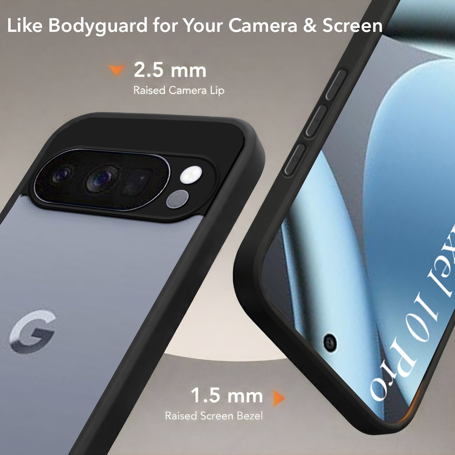 For Google Pixel 10 Pro Back Cover Case (Built-in Stand | Lifetime Anti Yellow | Kickstand Shockproof | Camera Protection | MagSafe Compatible)