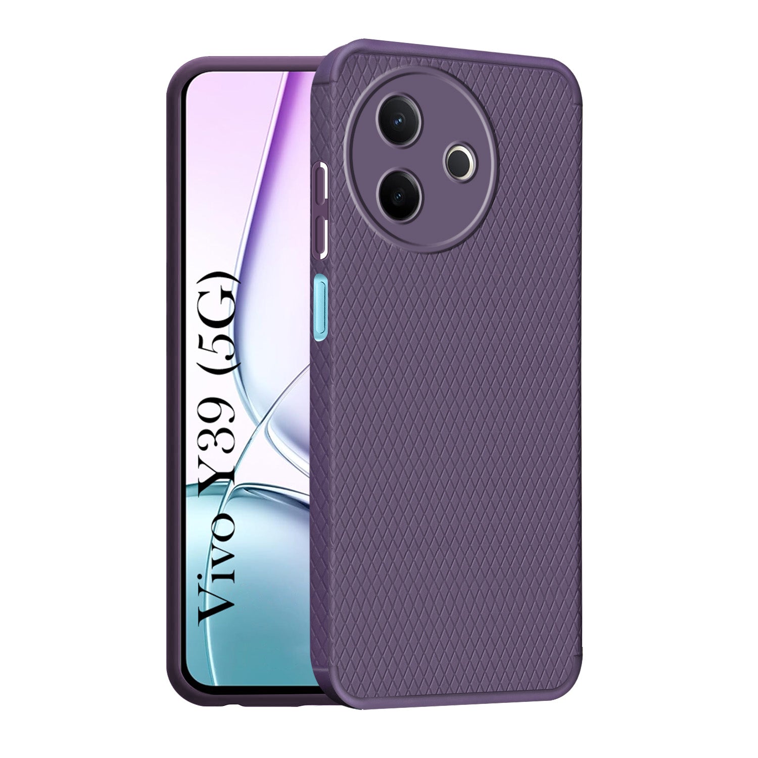 For Vivo Y39 Back Cover Case (Liquid Silicone | Side Grip | Camera Protection)
