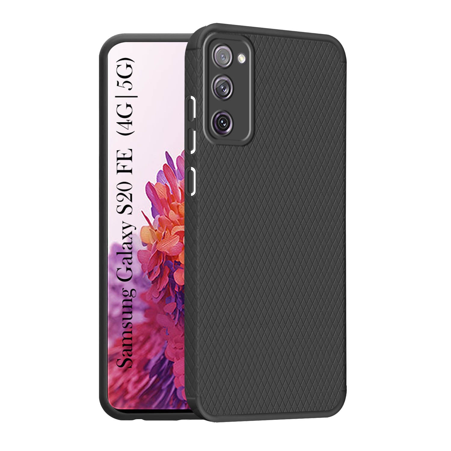 For Samsung Galaxy S20 FE 4G | S20 FE 5G Back Cover Case (Liquid Silicone | Side Grip | Camera Protection)