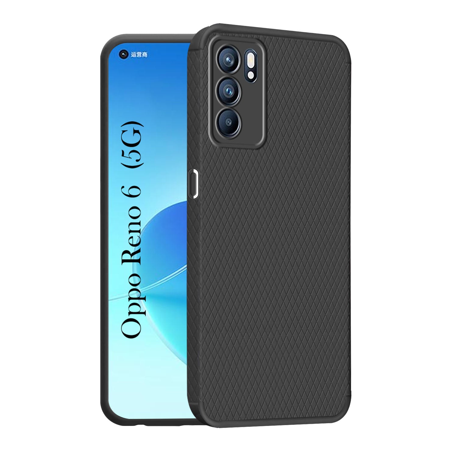 For Oppo Reno6 5G | Reno 6 5G Back Cover Case (Velvet Touch | Professional Glossy Finish | Camera Protection Bump)