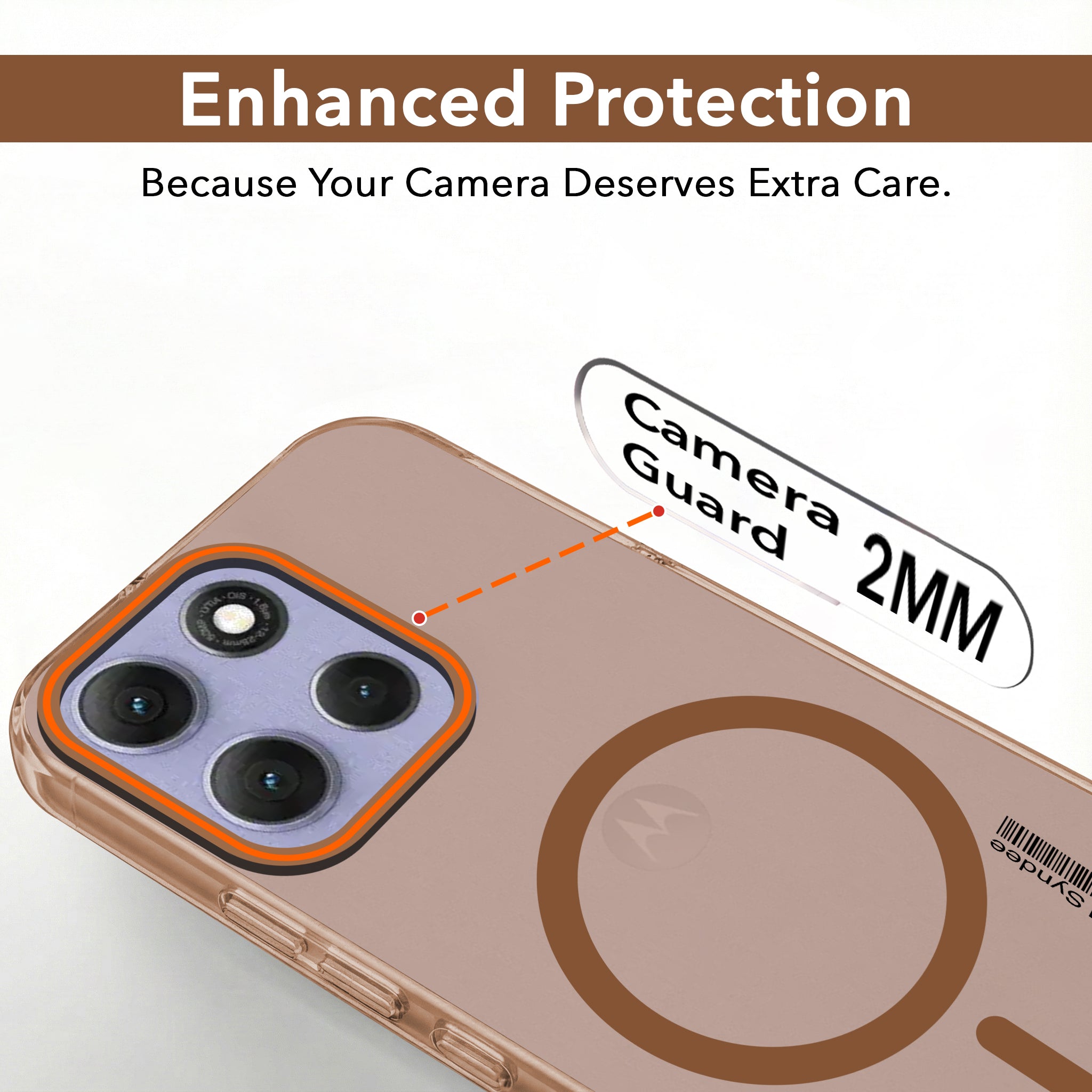 For Motorola Moto G86 Power Back Cover Case (Soft Touch | Camera Bump Protection | MagSafe Compatible | Matte Finish)
