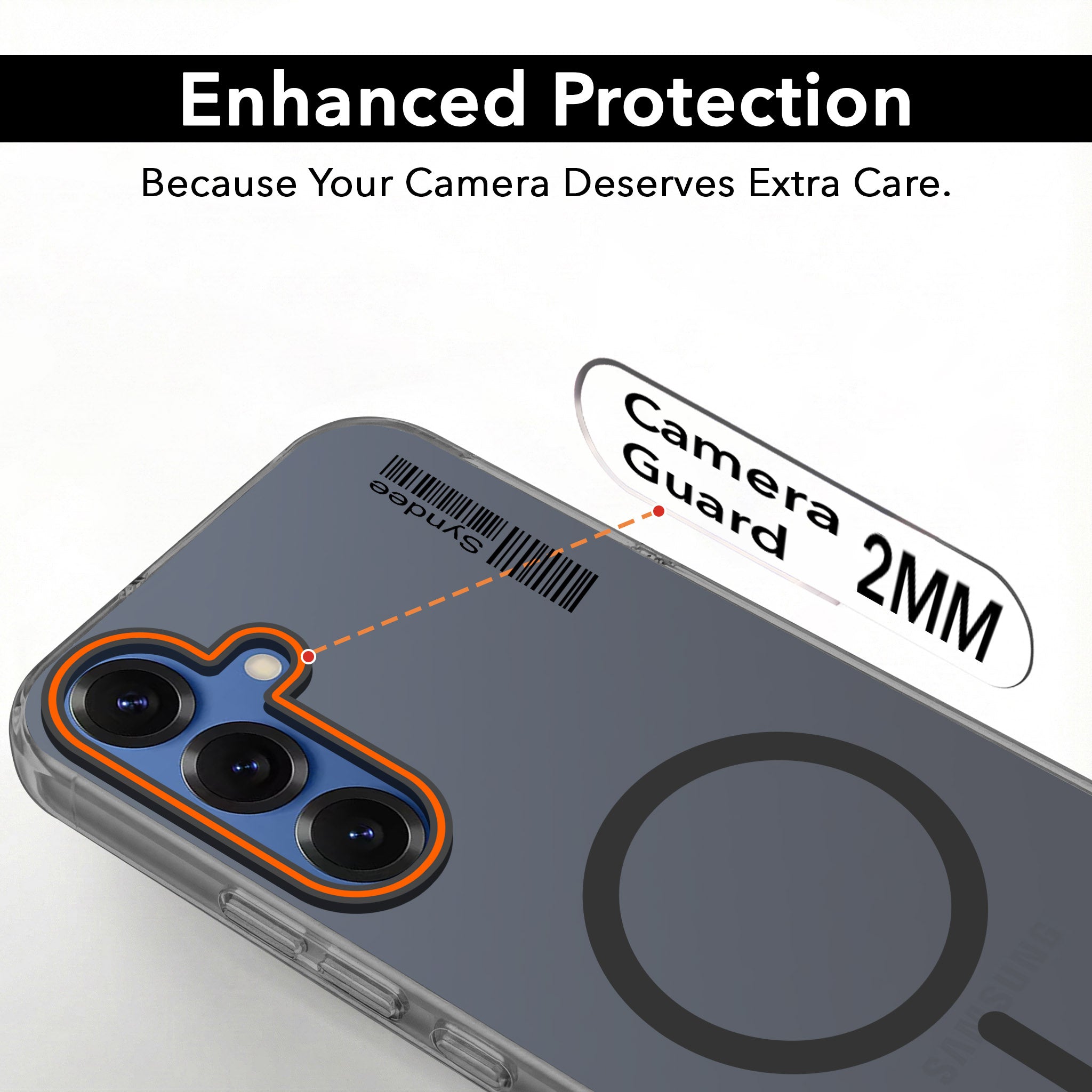 For Samsung Galaxy S25 Back Cover Case (Soft Touch | Camera Bump Protection | MagSafe Compatible | Matte Finish)