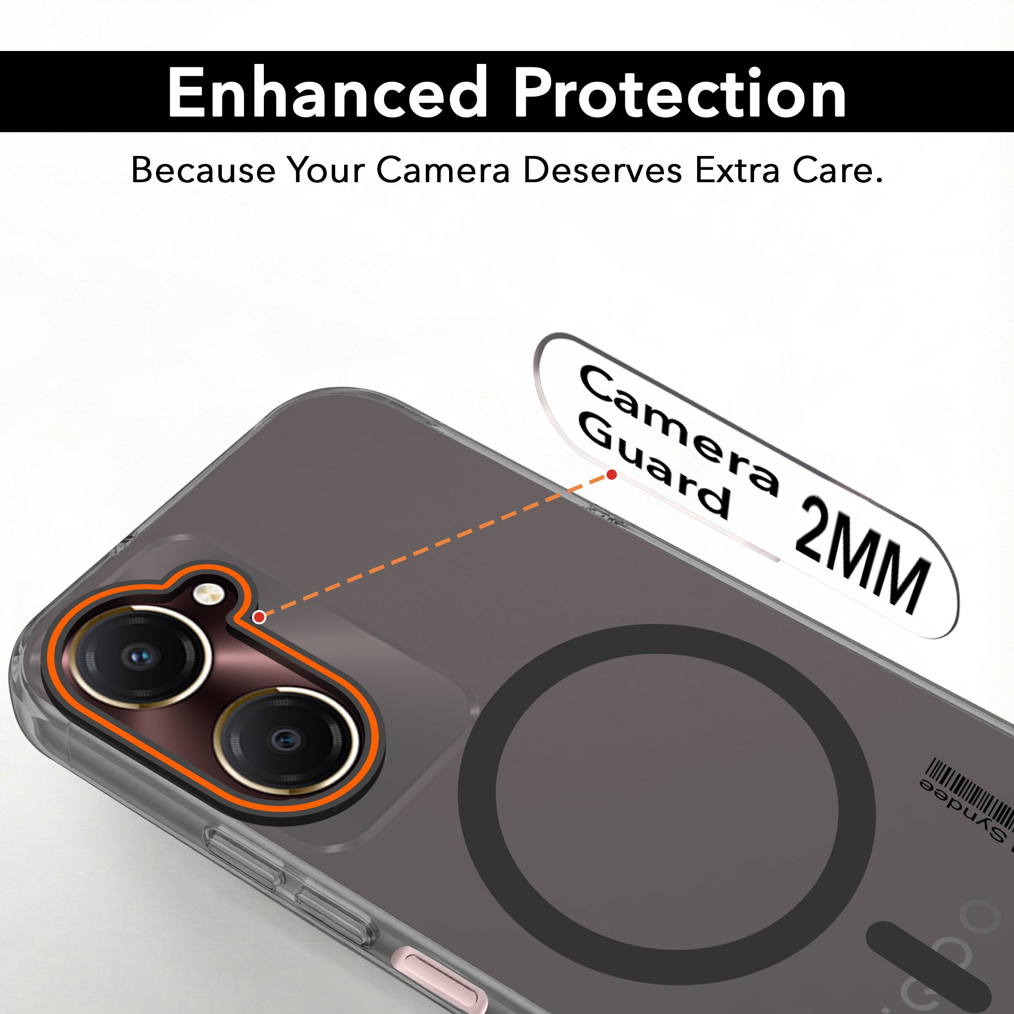 For Vivo iQOO Z9 Lite Back Cover Case (Soft Touch | Camera Bump Protection | MagSafe Compatible | Matte Finish)