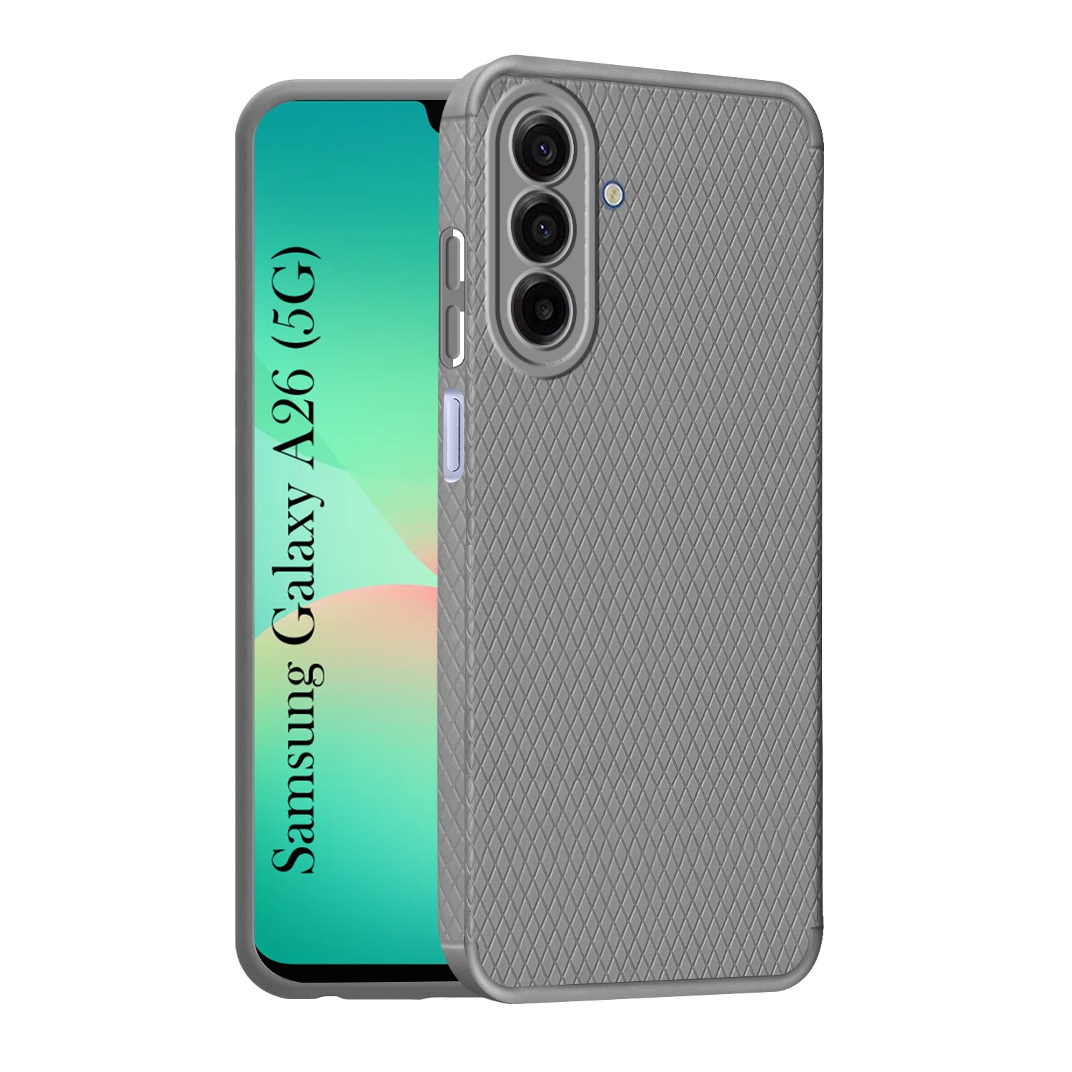 For Samsung Galaxy A26 5G Back Cover Case (Liquid Silicone | Side Grip | Camera Protection)