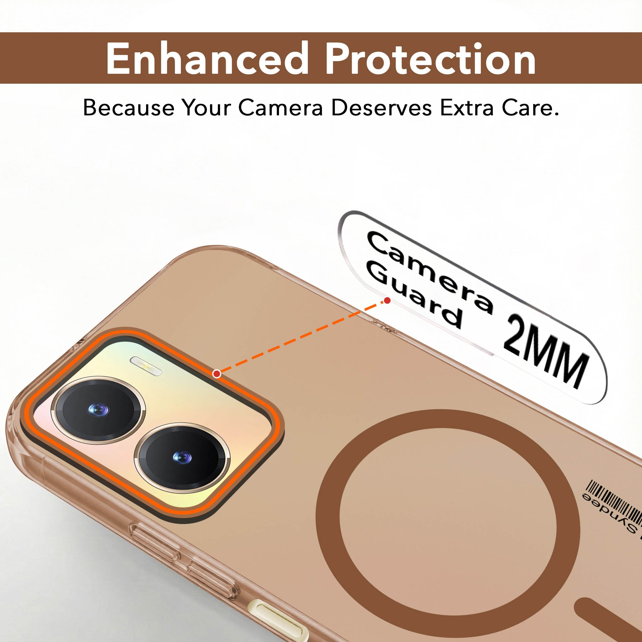For Vivo T2x Back Cover Case (Soft Touch | Camera Bump Protection | MagSafe Compatible | Matte Finish)