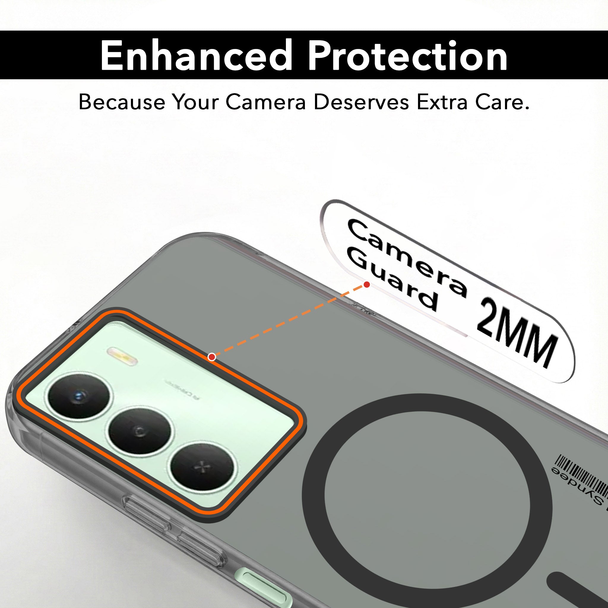 For Realme C73 Back Cover Case (Soft Touch | Camera Bump Protection | MagSafe Compatible | Matte Finish)