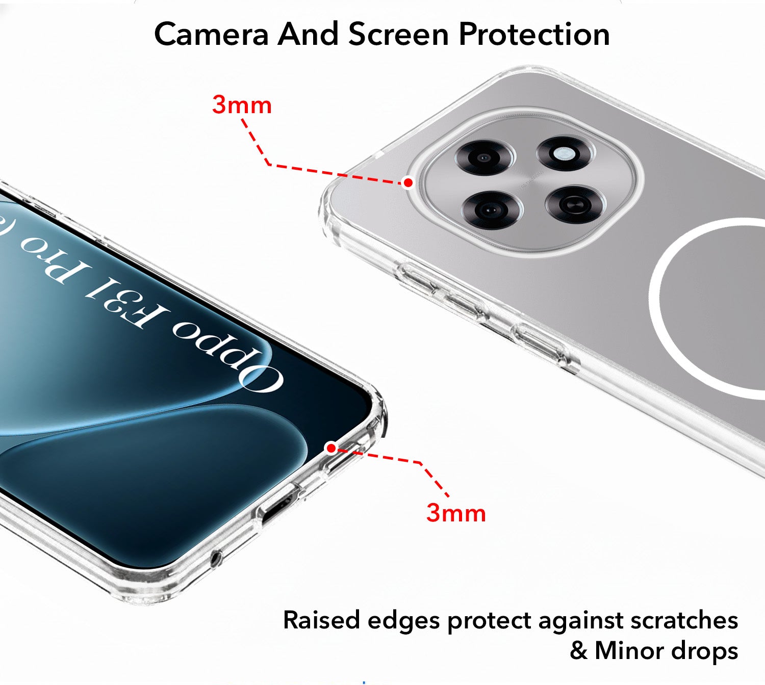 For Oppo F31 Pro Back Cover Case Silicone (Slim Paper Thin | Camera Protection Bump | Minimalist Professional | Soft Flexible)
