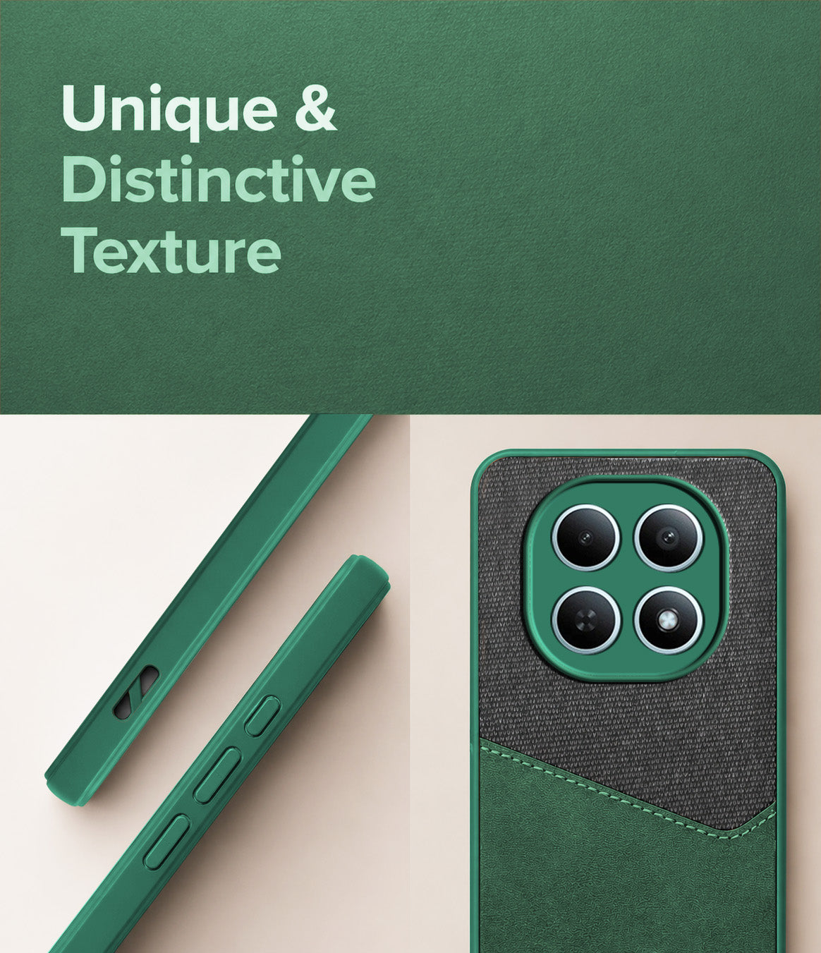 For Xiaomi Redmi Note 15 5G | Redmi Note 15 SE 5G Back Cover Case (Dual PU Leather Stitch | Professional Minimalist | Soft and Flexible)