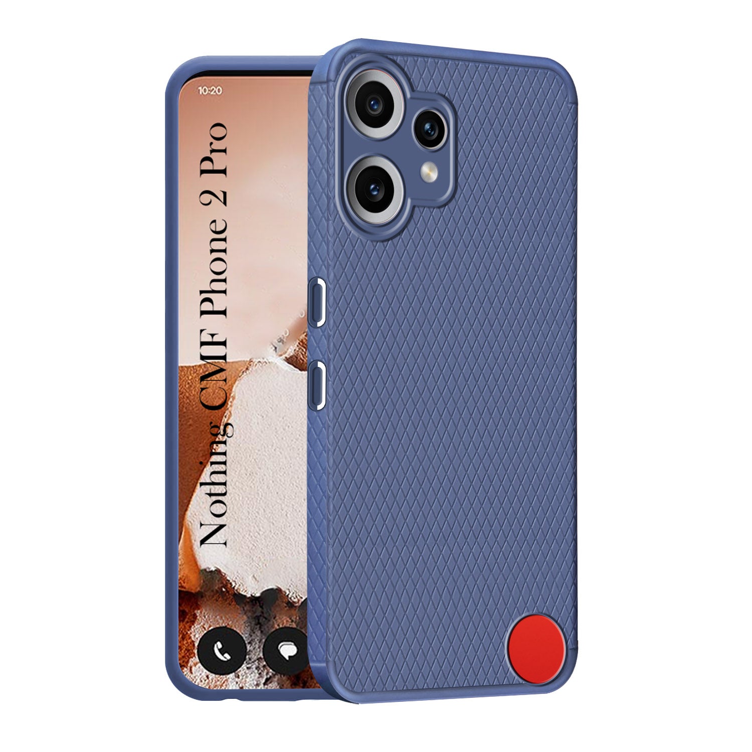 For Nothing CMF Phone 2 Pro Back Cover Case (Liquid Silicone | Side Grip | Camera Protection)