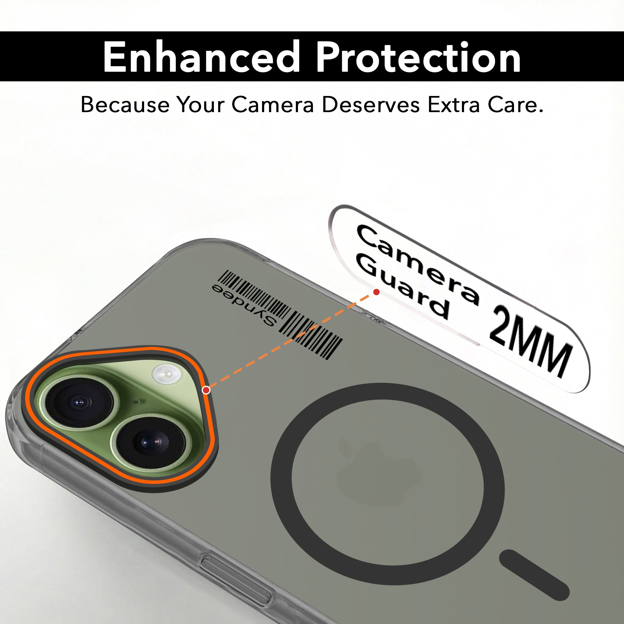 For Apple iPhone 17 Back Cover Case (Soft Touch | Camera Bump Protection | MagSafe Compatible | Matte Finish)