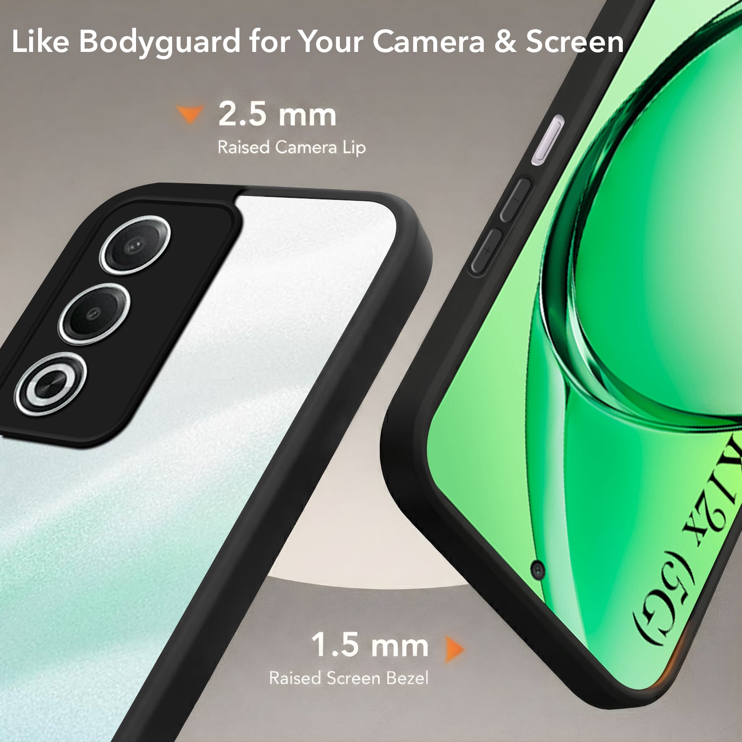 For Oppo K12x 5G Back Cover Case (Built-in Stand | Lifetime Anti Yellow | Kickstand Shockproof | Camera Protection | MagSafe Compatible)