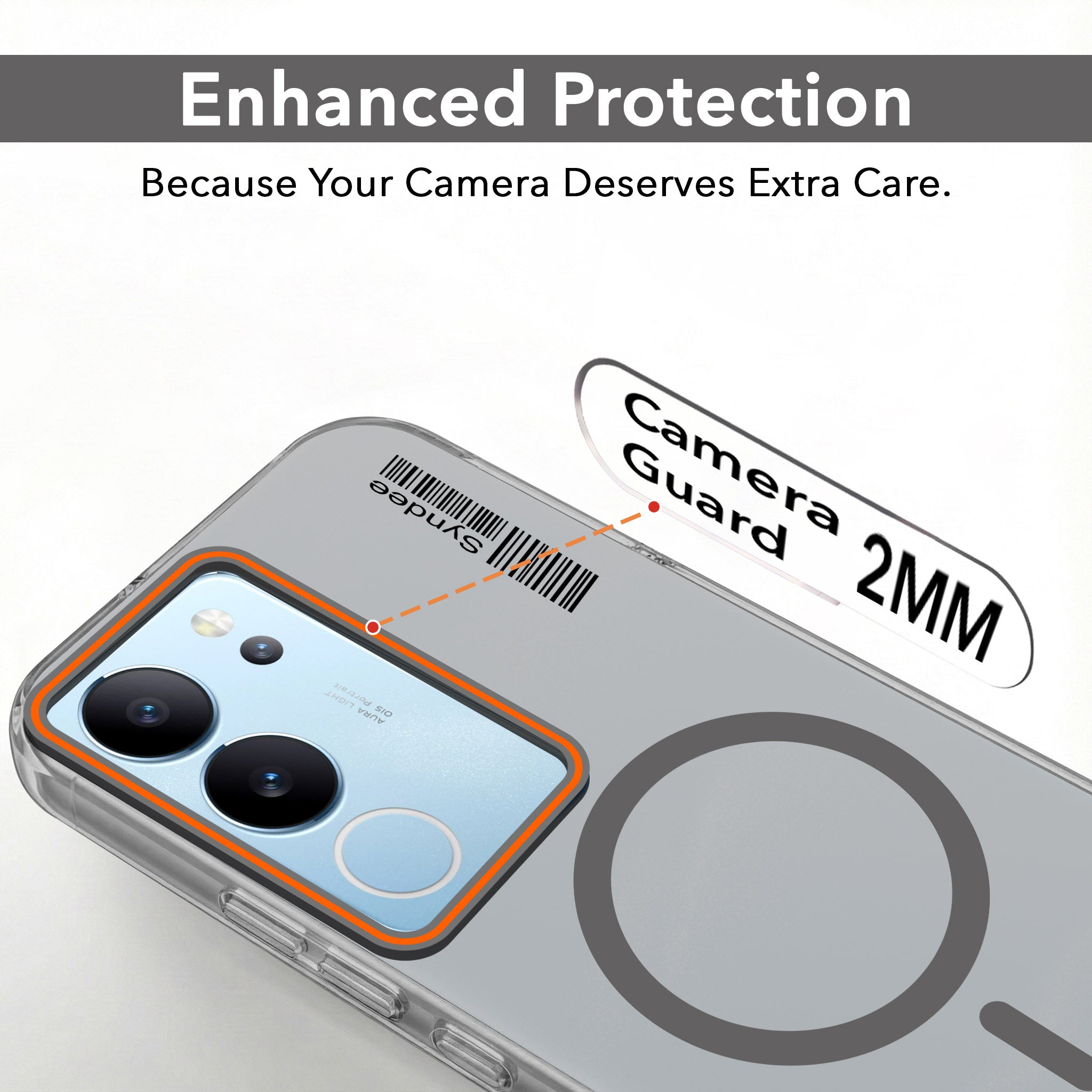 For Vivo V29 | Vivo V29 Pro 5G Back Cover Case (Soft Touch | Camera Bump Protection | MagSafe Compatible | Matte Finish)
