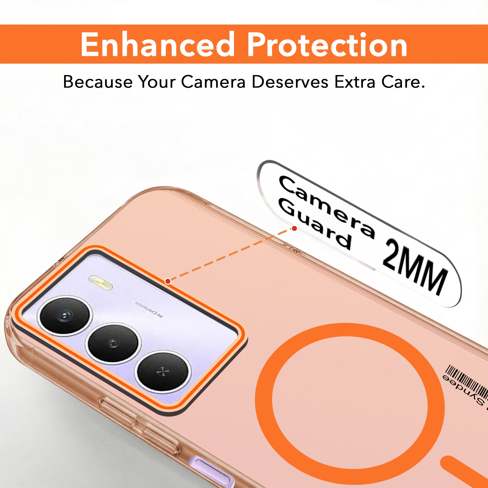 For Realme Narzo 80 Lite 5G Back Cover Case (Soft Touch | Camera Bump Protection | MagSafe Compatible | Matte Finish)