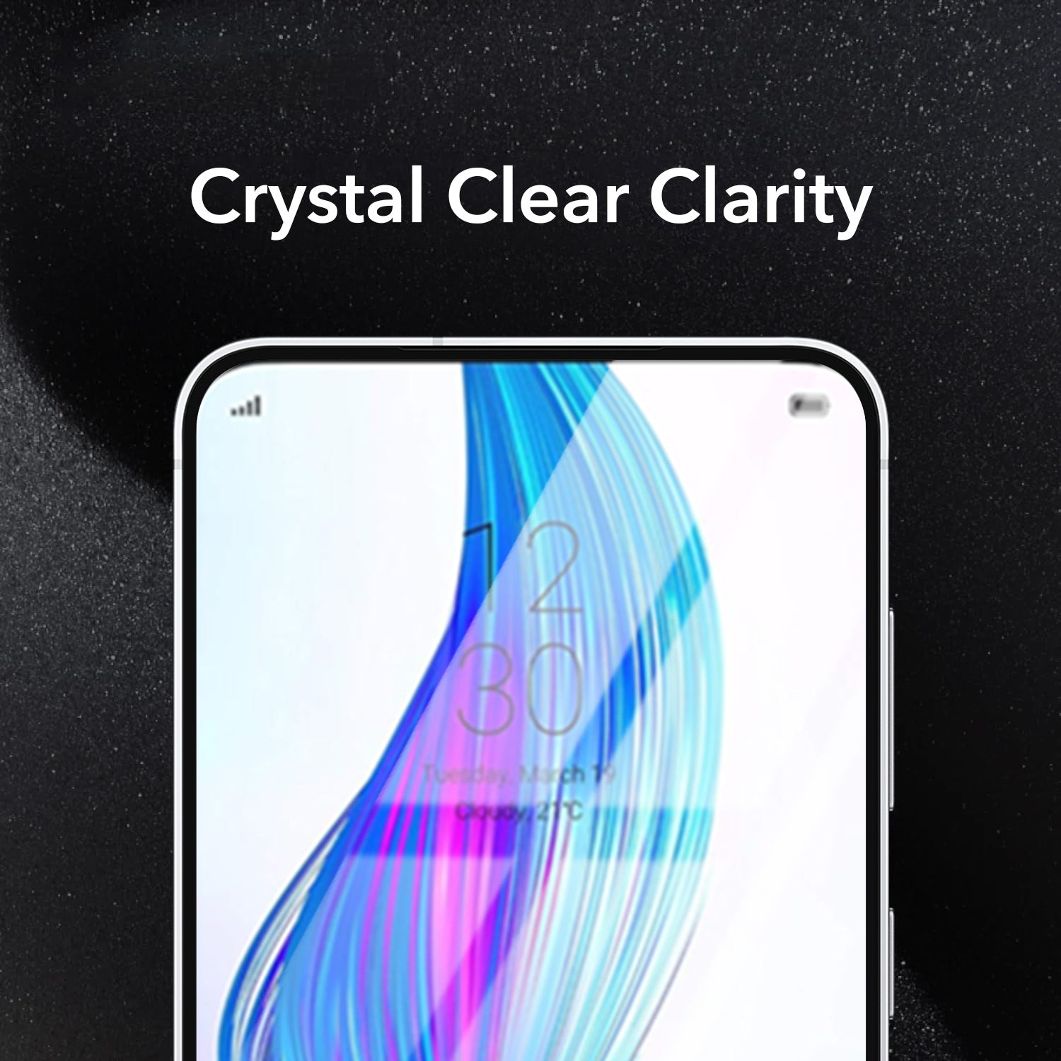 For Realme X Tempered Glass Military-Grade Gorilla Screen Protector With Installation Kit | Shatterproof, Full Coverage, HD Clear, Scratch Resistant (Pack of 1)