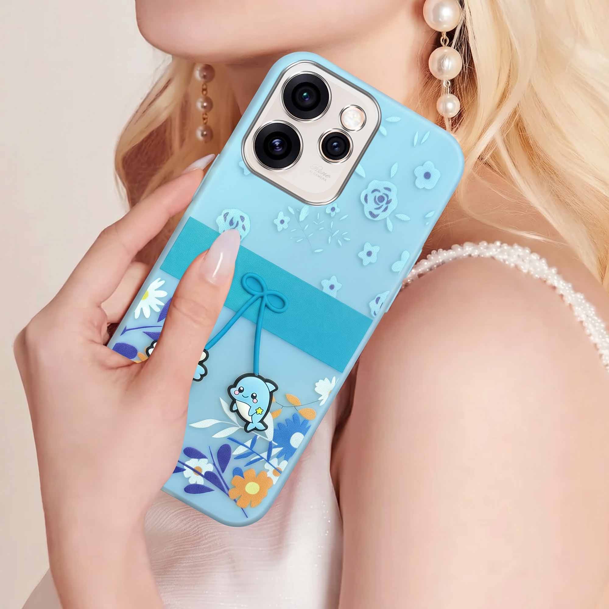 For Oppo Reno15 Pro 5G | Oppo Reno 15 Pro 5G Back Cover Case (3D Cute Cartoons | Hard Back Side Soft | Matte Premium Finish | HD Printing)