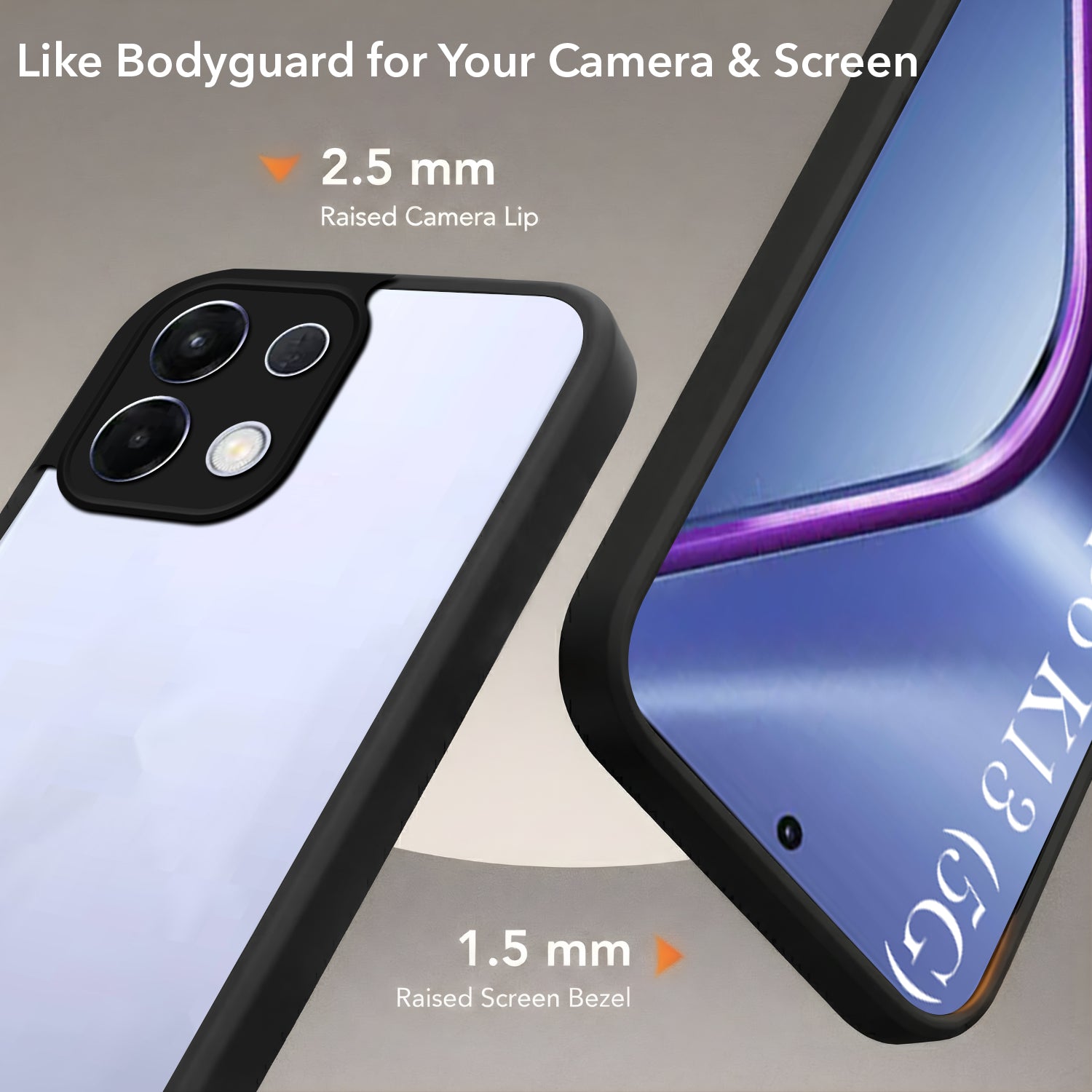 For Oppo K13 Back Cover Case (Built-in Stand | Lifetime Anti Yellow | Kickstand Shockproof | Camera Protection | MagSafe Compatible)